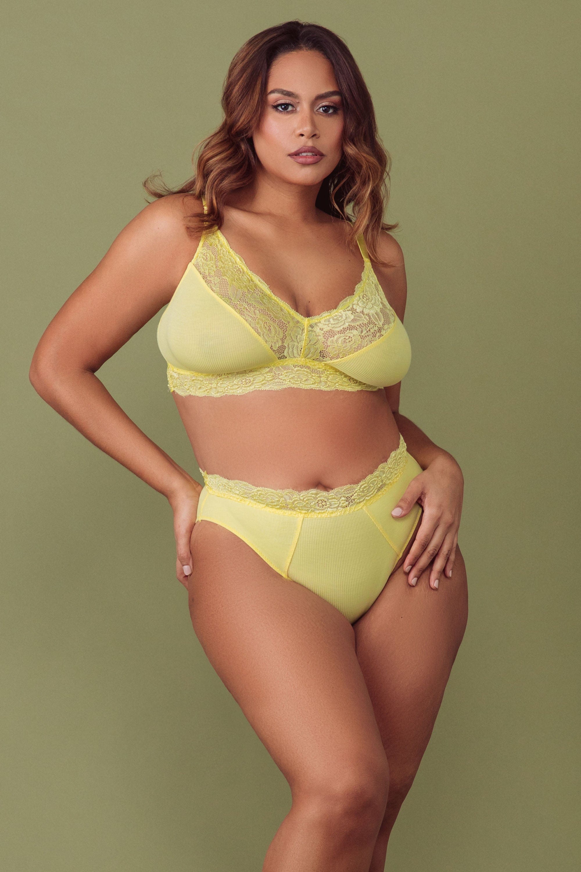 Lemonade V-Neck Bralette thumbnail 3