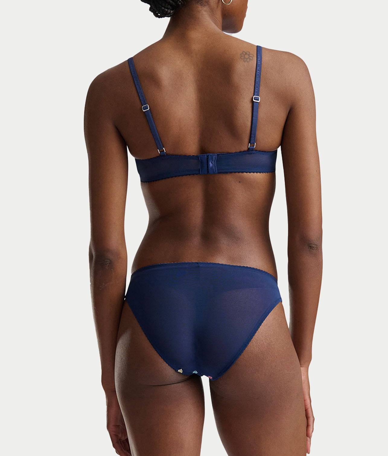 Embroidered Pony Mesh Bikini thumbnail 2
