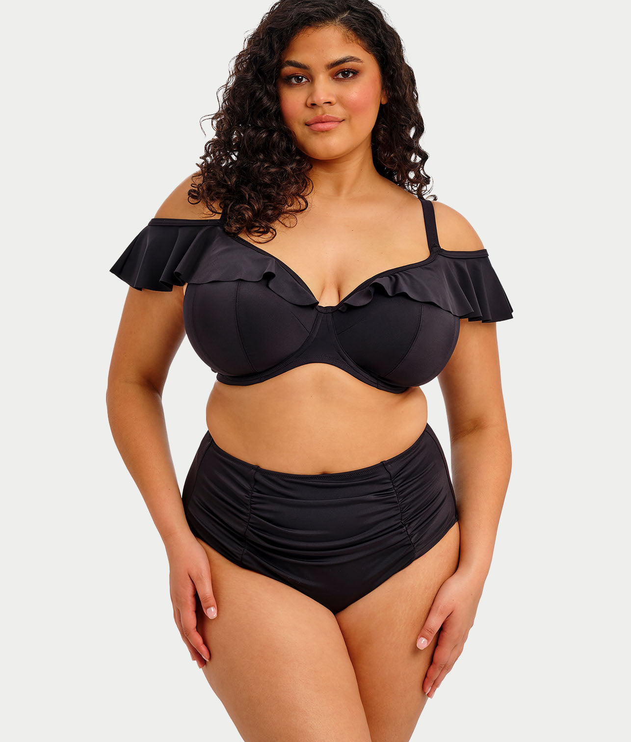 Plus Size Plain Sailing Bikini Bottom