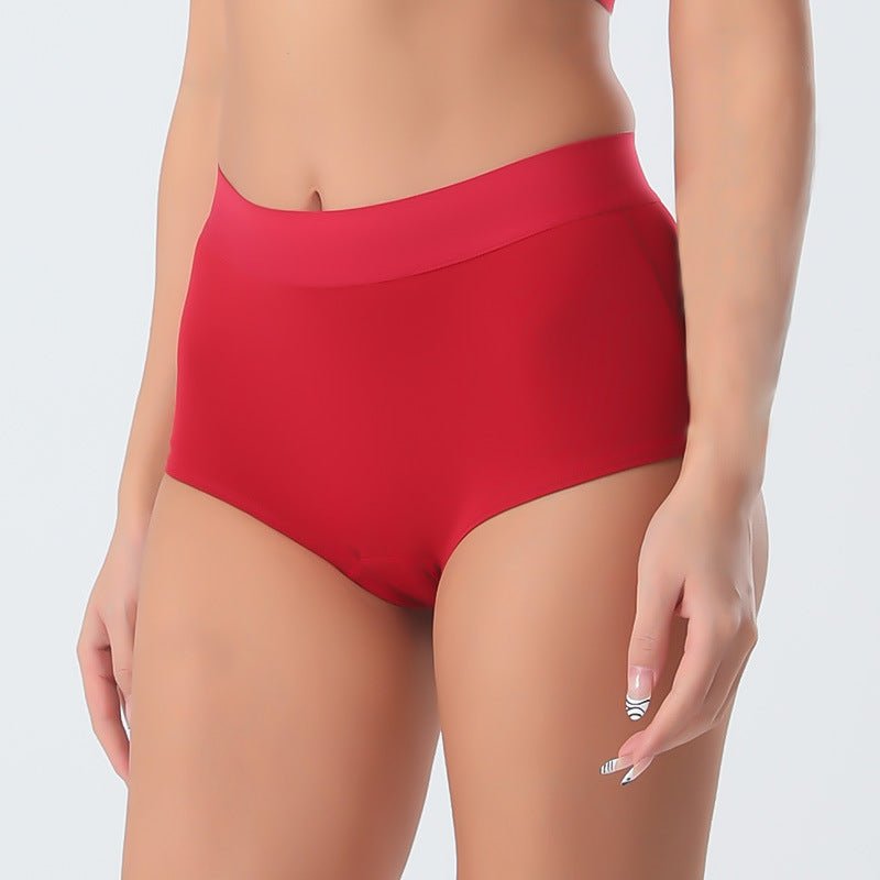 European Boxer Style Breathable Solid Colour Cotton Panties for Women thumbnail 3