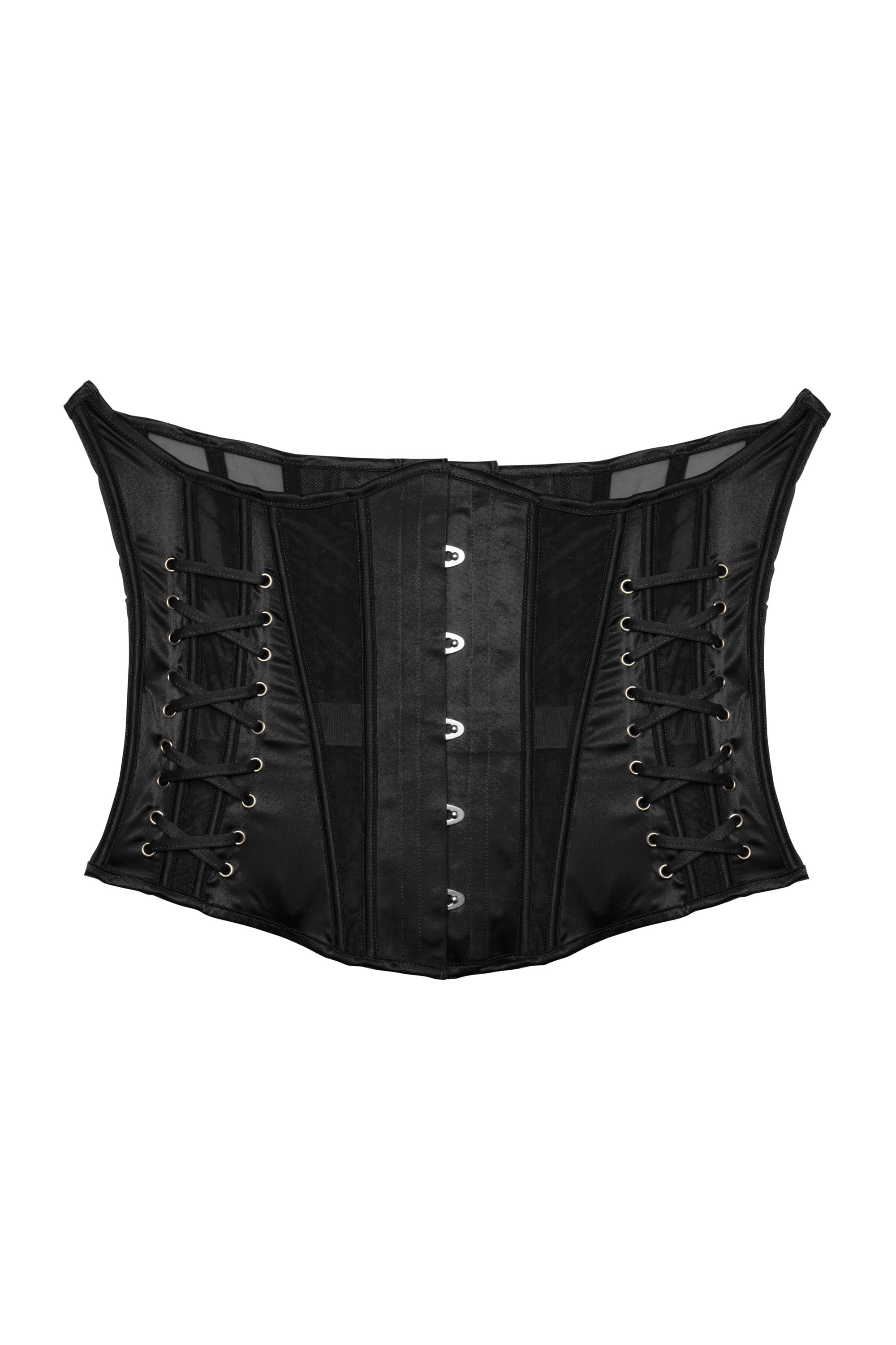 Etta Black Tie Underbust Corset thumbnail 2