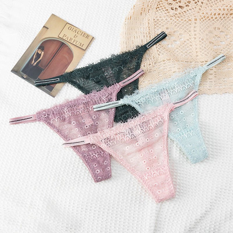 Exclusive High-Quality Lace Exotic Bikini Thong Panties thumbnail 2