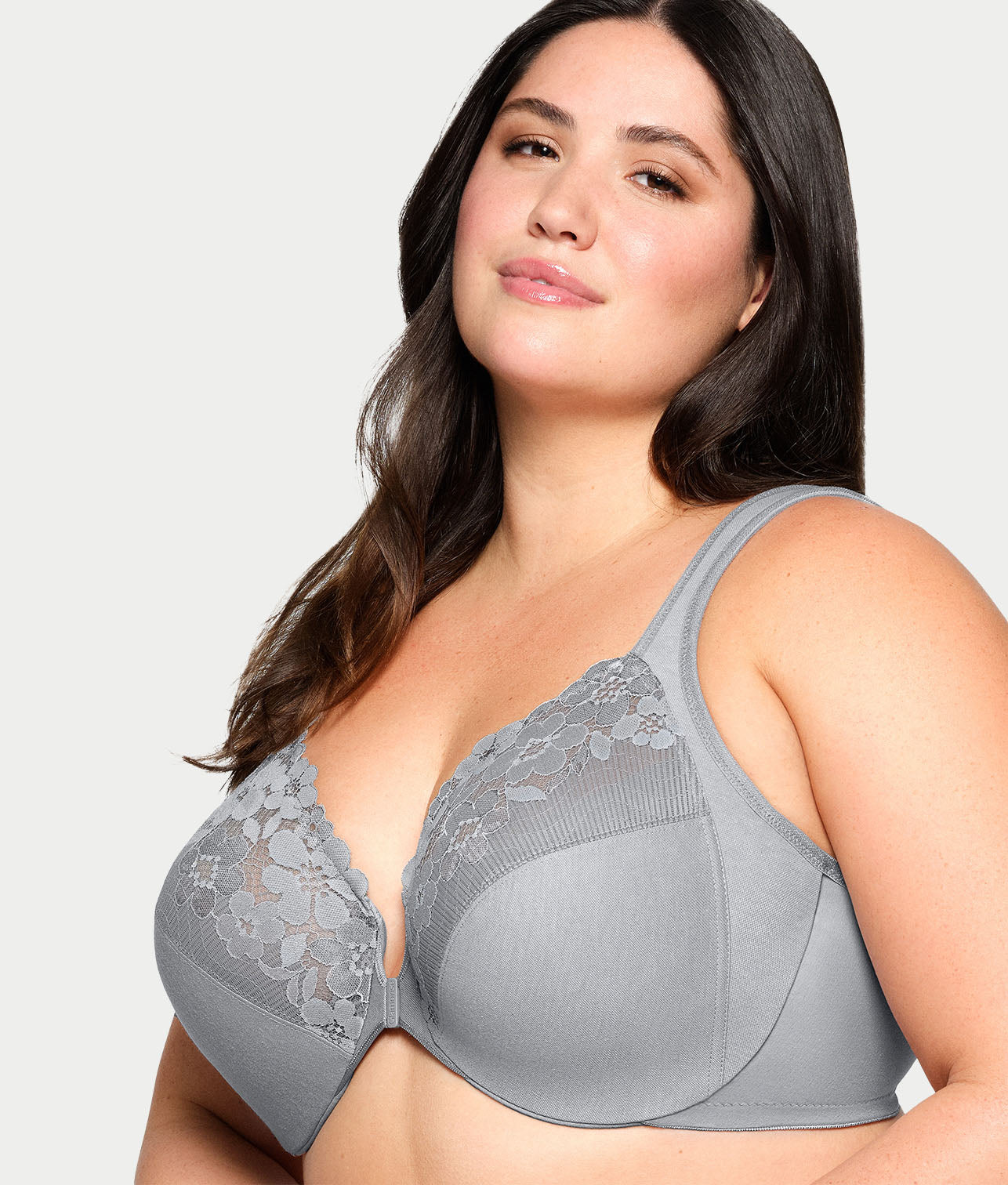 WonderWire Front-Close Cotton Bra thumbnail 3