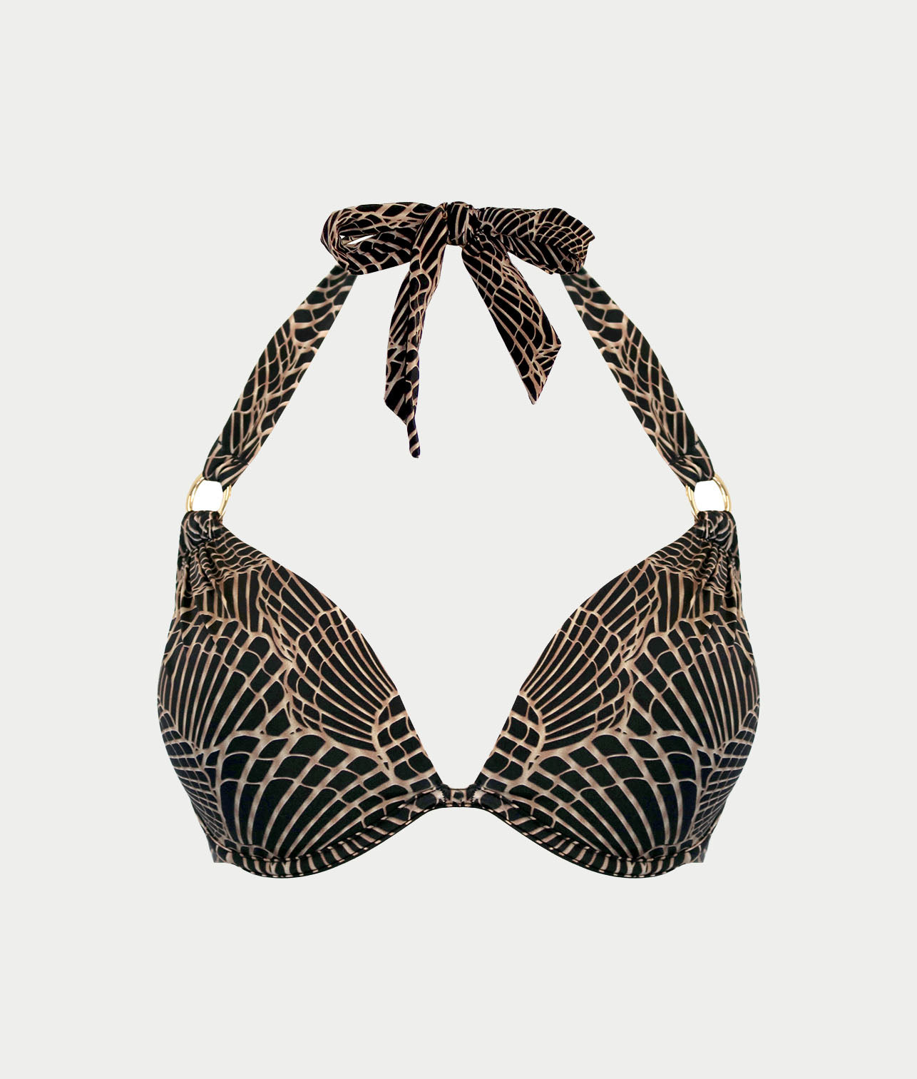 Samoa Push-Up Underwire Halter Bikini Top thumbnail 3