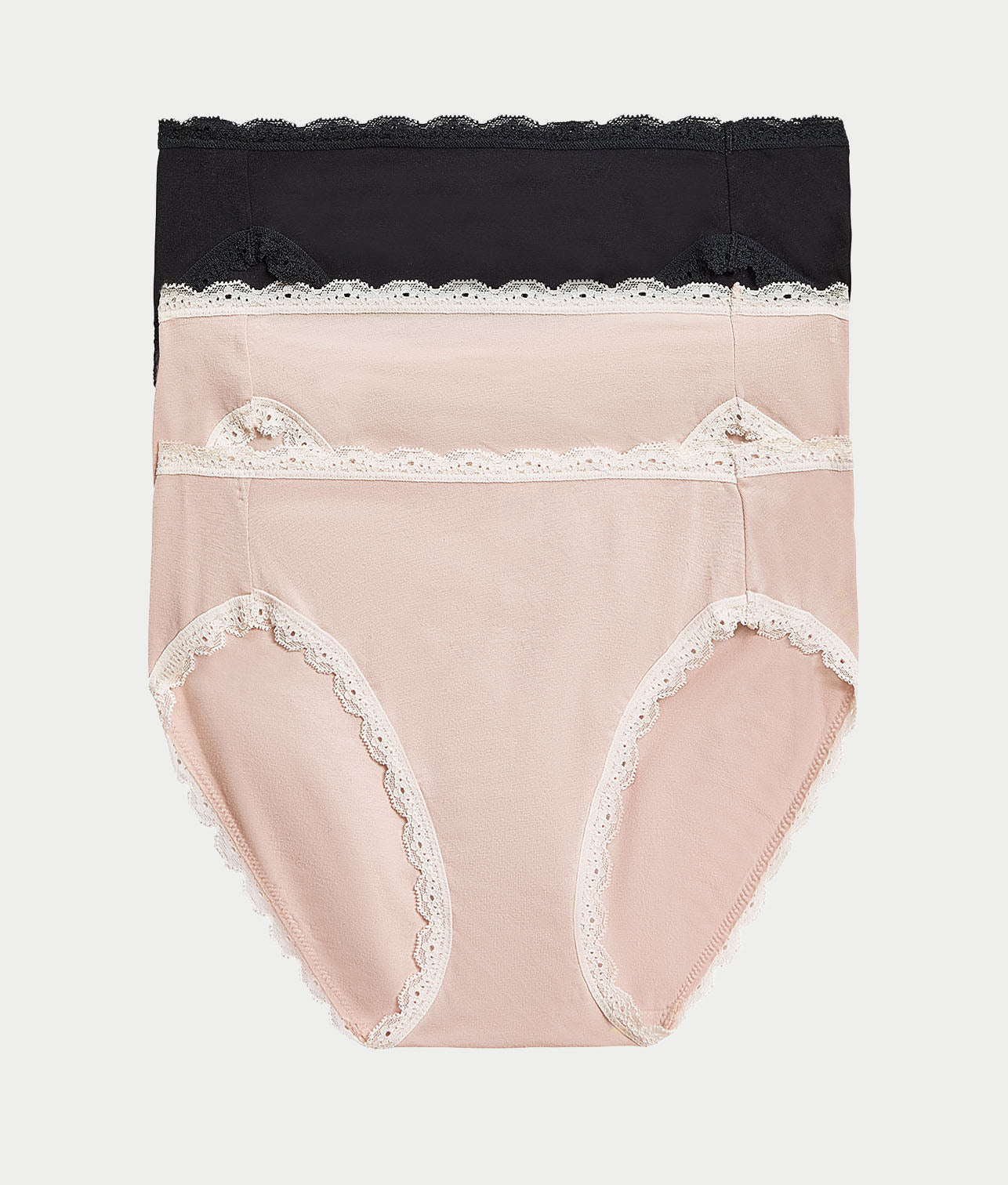 Inspired Eyelet Hi-Cut Brief 3-Pack