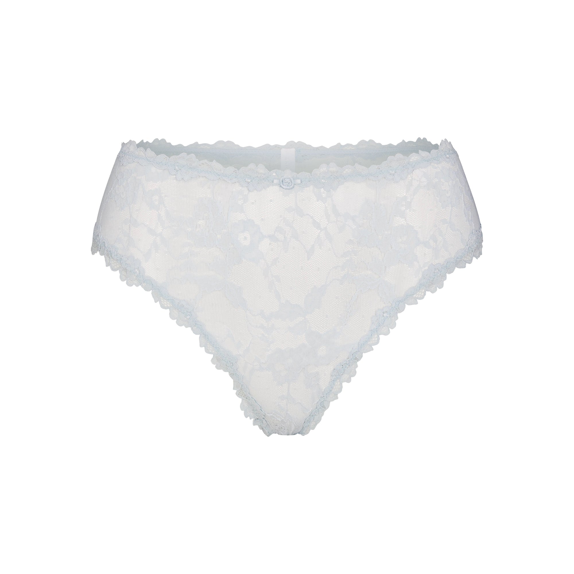 STRETCH LACE BRIEF | POWDER BLUE