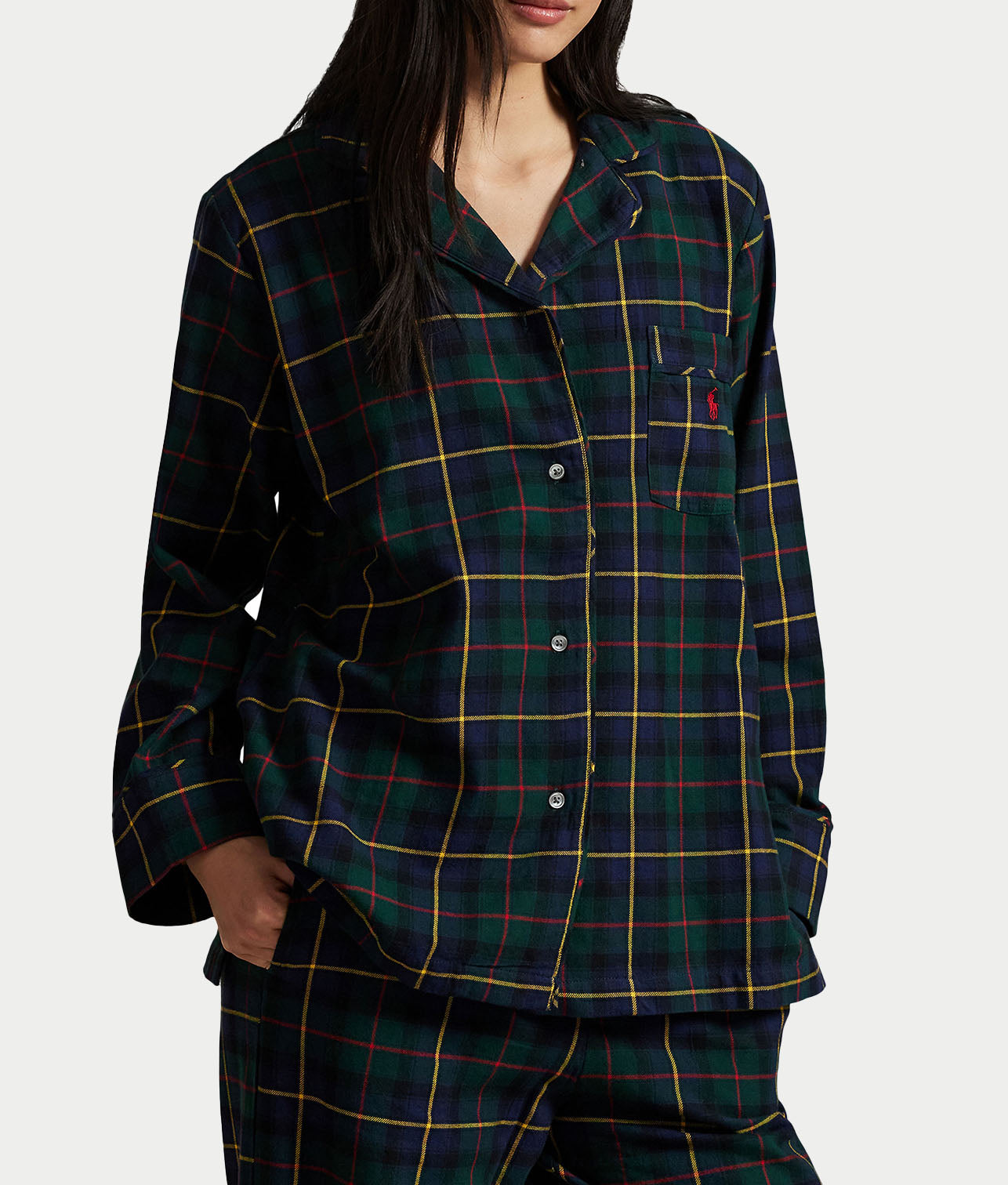 Madison Plaid Flannel Pajama Set thumbnail 3