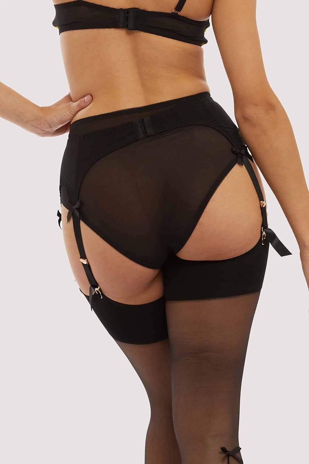 Chartreuse Classic Suspender Belt thumbnail 2