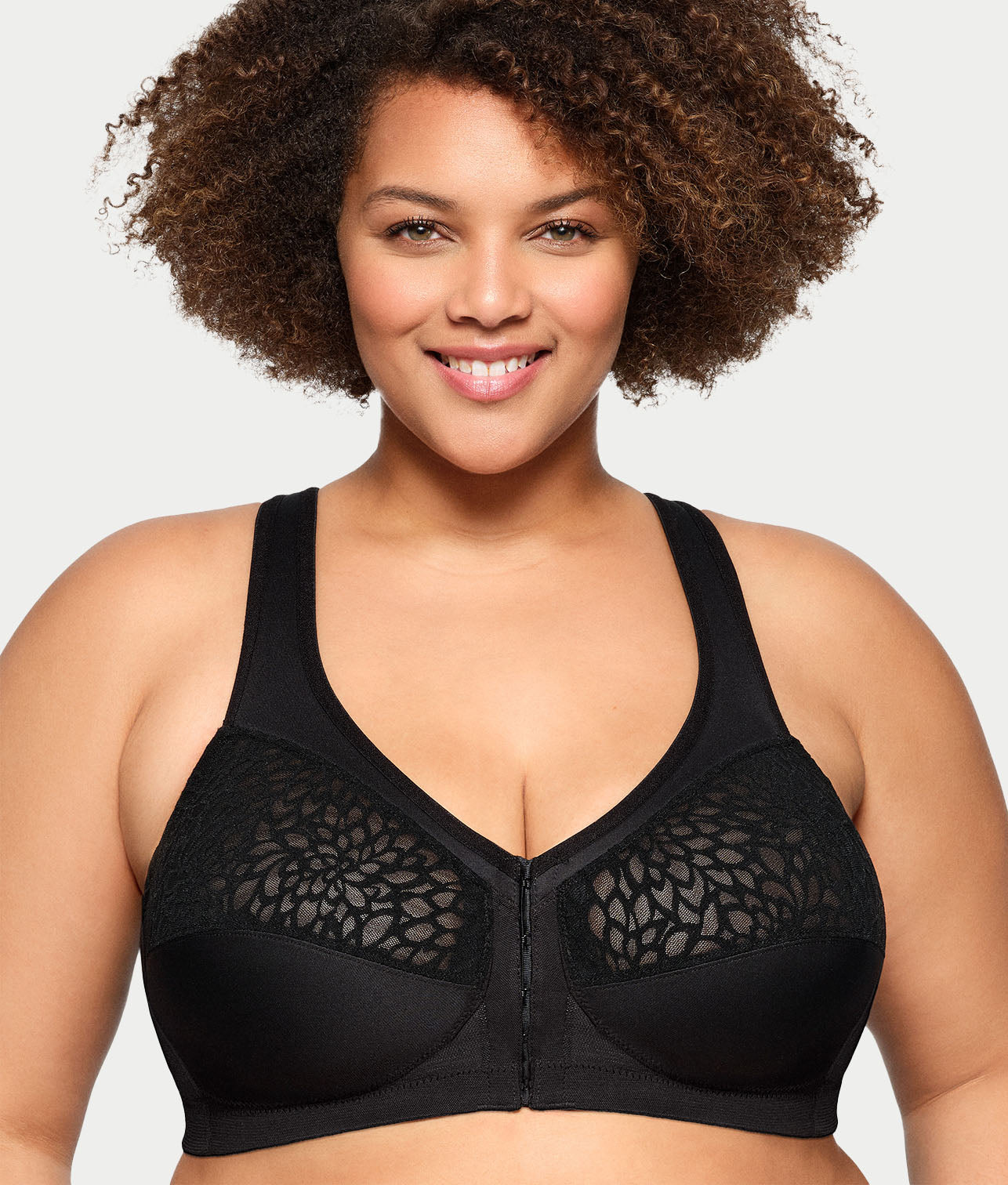 MagicLift Front-Close Racerback Wire-Free Bra
