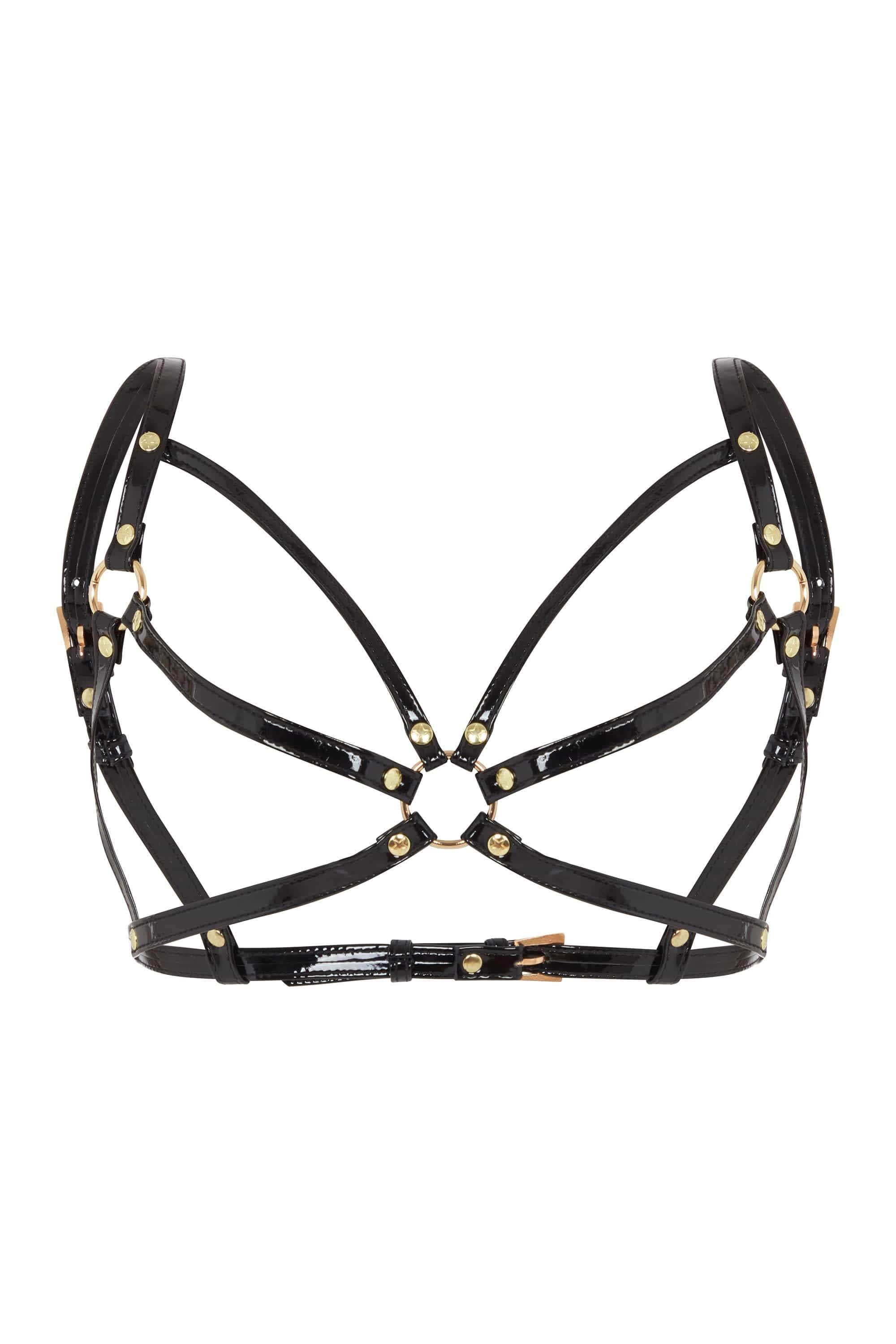 Open Harness Bra Black thumbnail 2