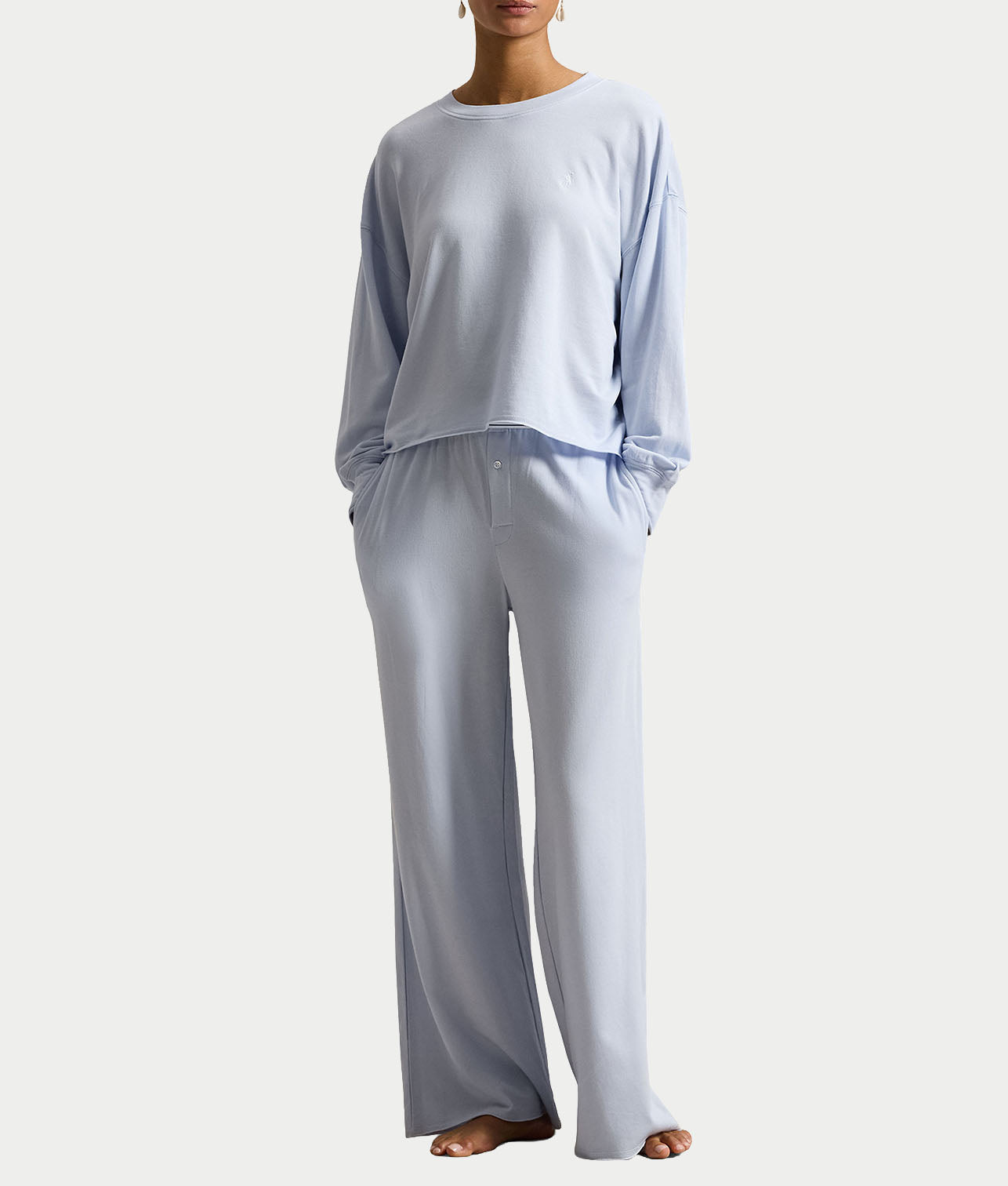 Polo Club Terry Wide Leg Pants Set