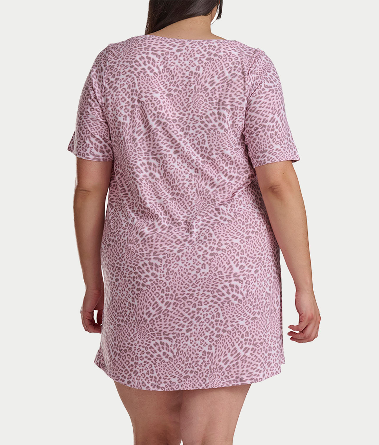 Plus Size Romantic Fields Elbow-Length Sleep Shirt thumbnail 2