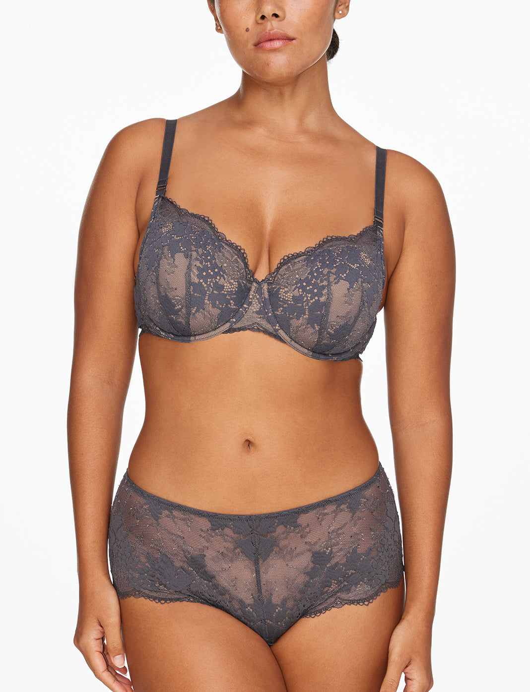 All Day Lace T-Shirt Bra + Cheeky Set thumbnail 2