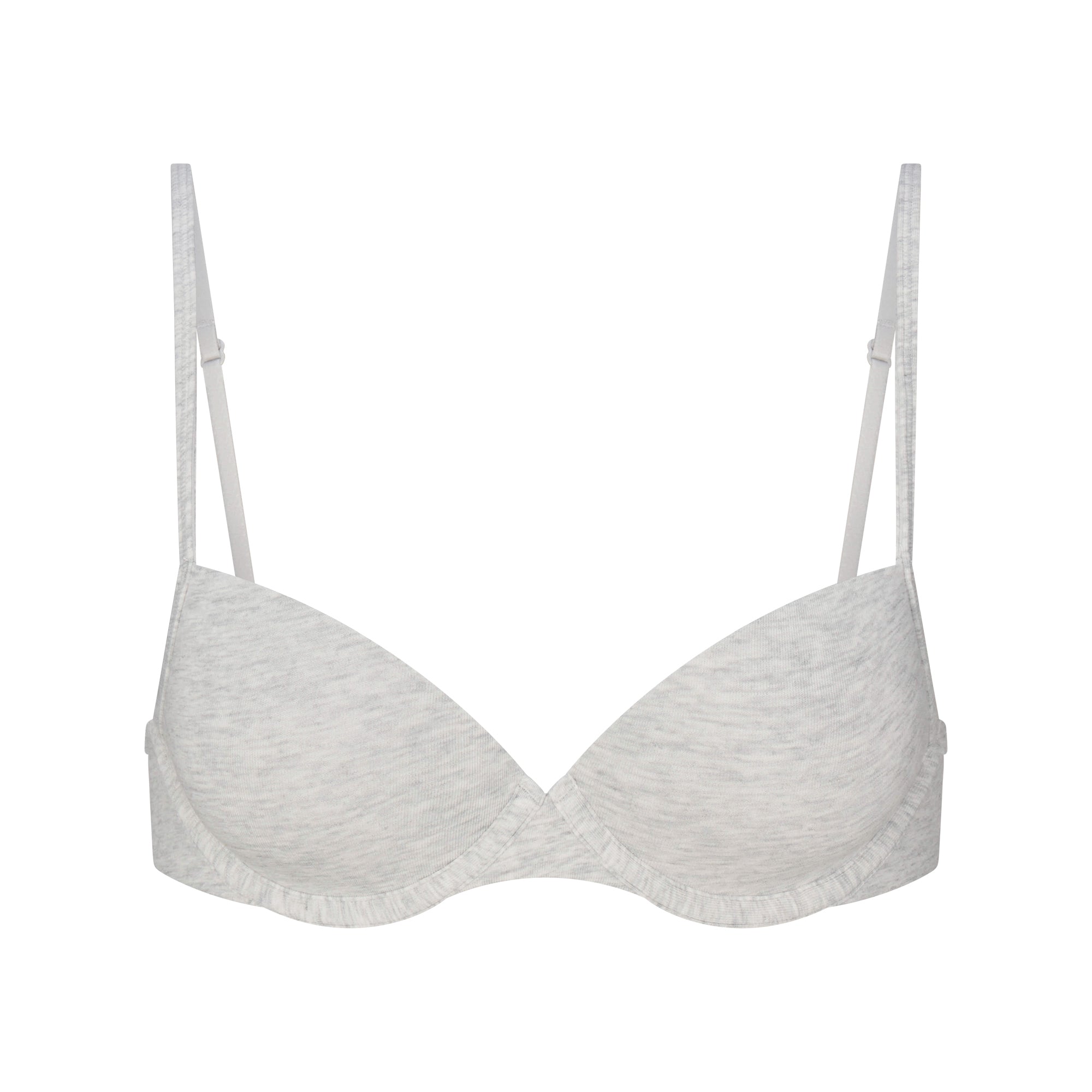 EVERYDAY COTTON T-SHIRT BRA | LIGHT HEATHER GREY