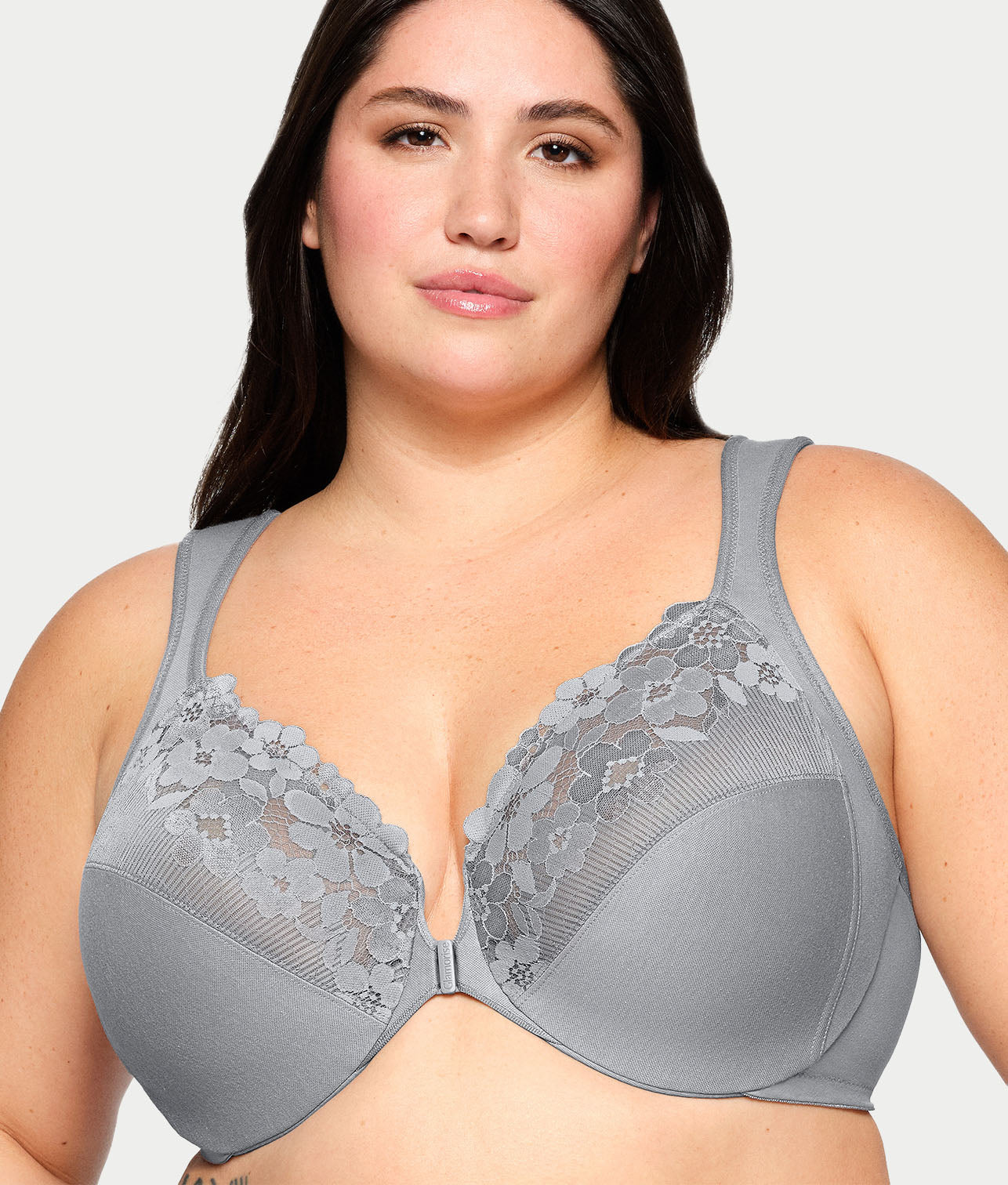 WonderWire Front-Close Cotton Bra