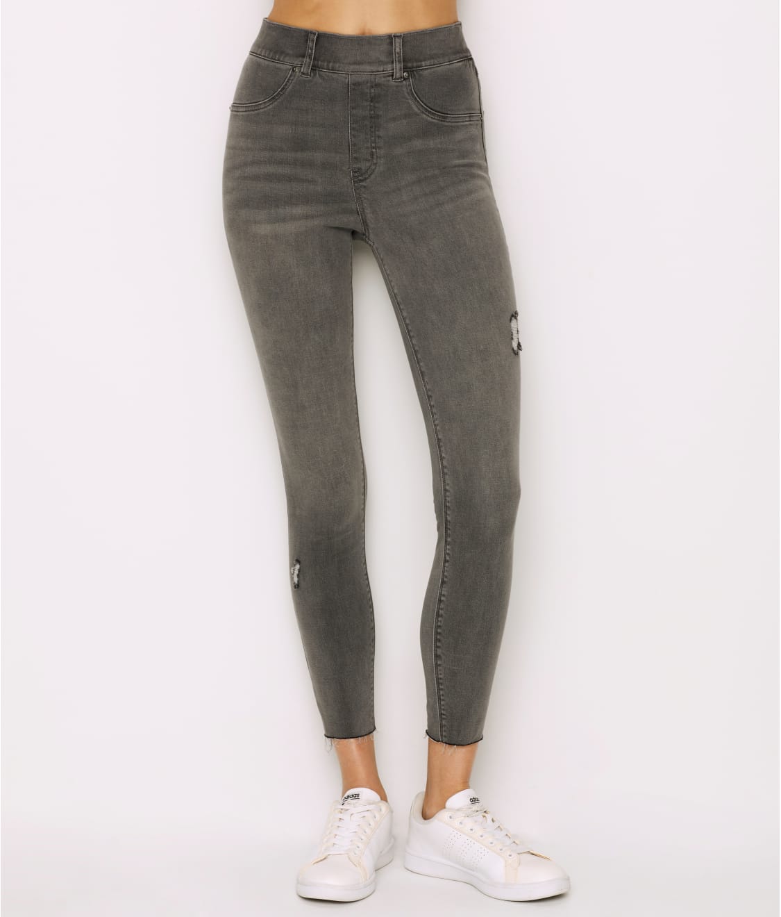 Distressed Denim Leggings