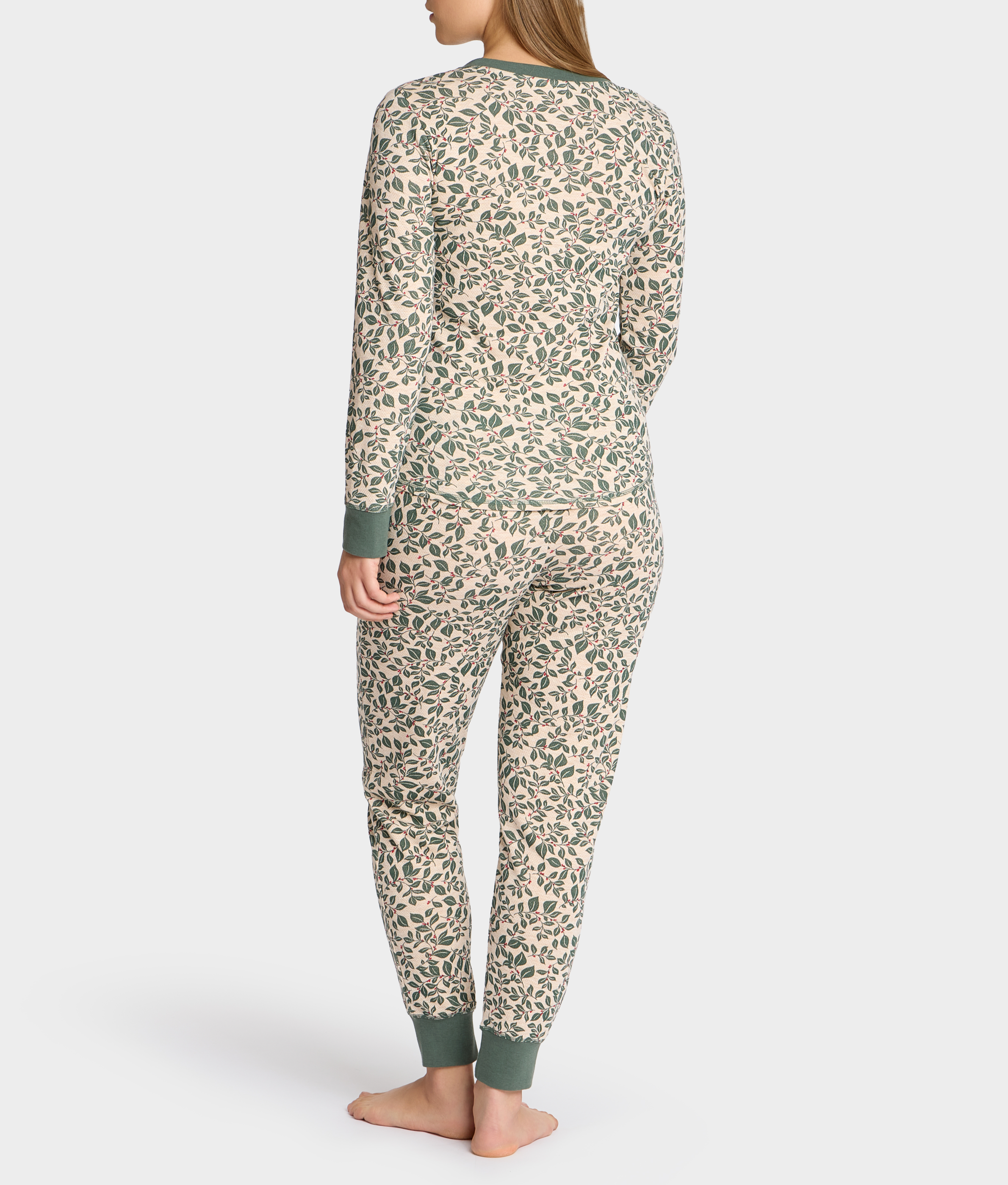 Her Stripe Henley PJ Set thumbnail 3