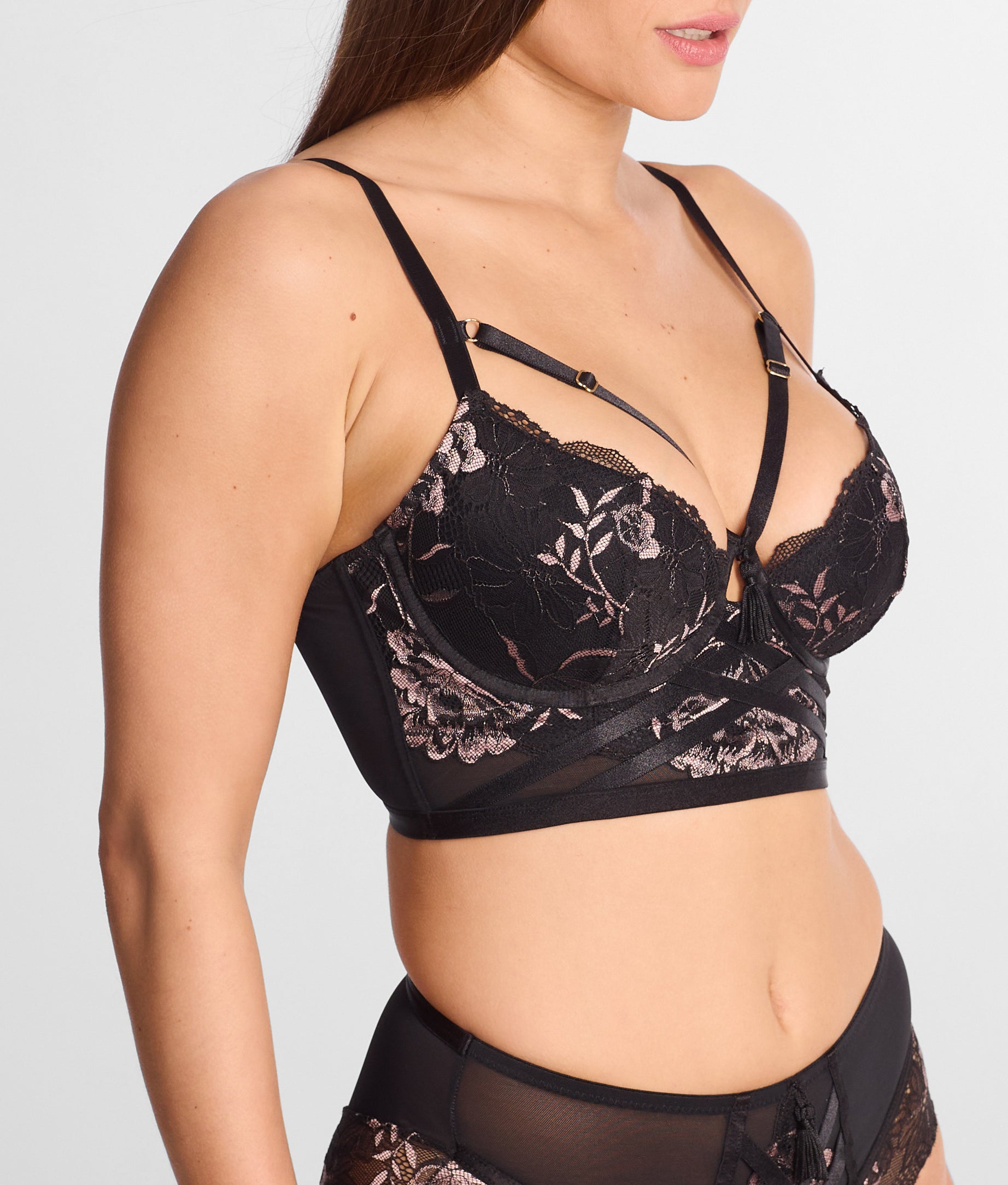 After Hours Cage Longline Bra thumbnail 3