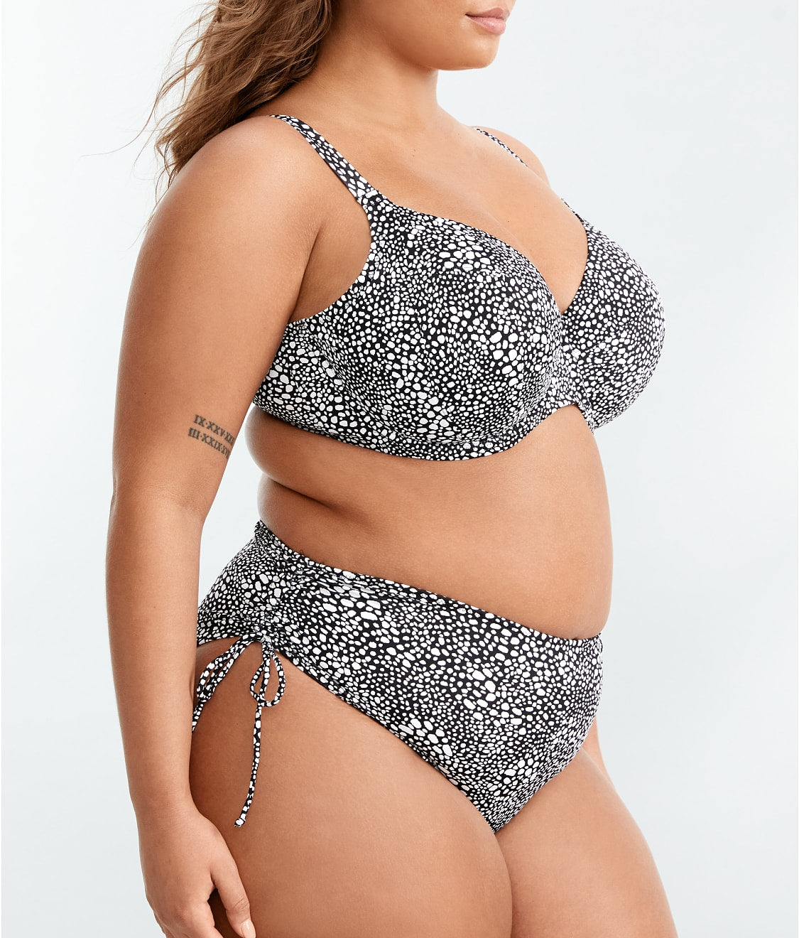 Plus Size Pebble Cove Plunge Bikini Top thumbnail 3