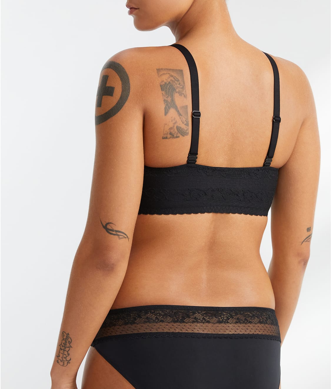 The Wire-Free Front-Close Bra with Lace thumbnail 3