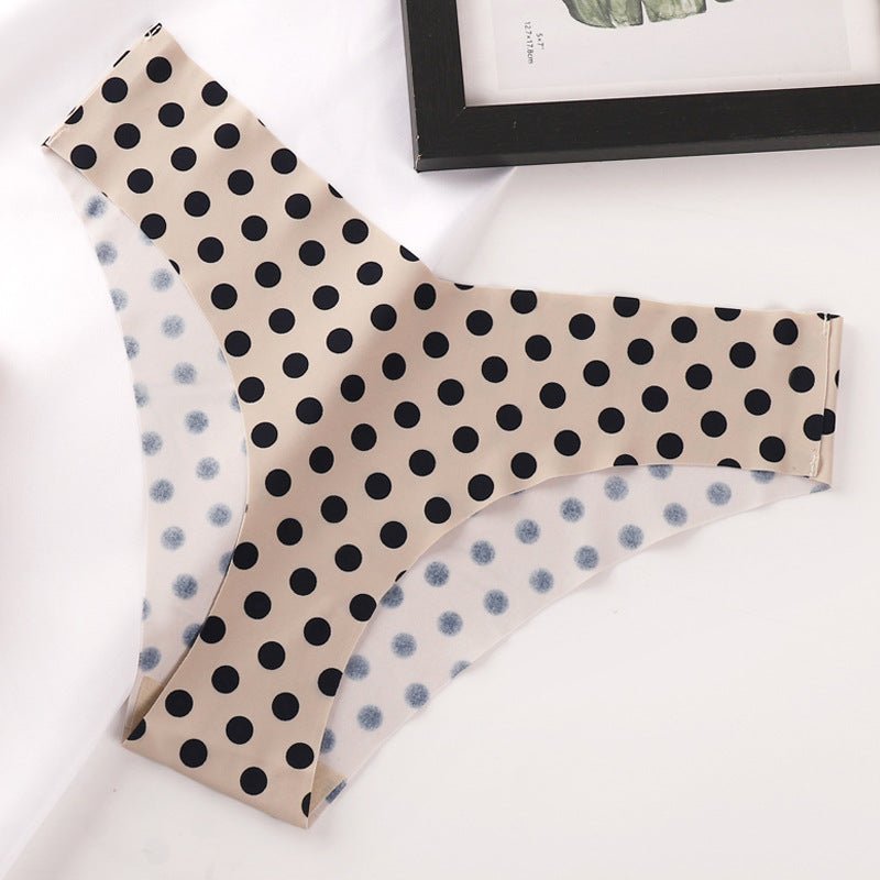 Leopard Print Ice Silk Quick-drying Seamless Comfortable Panties thumbnail 2