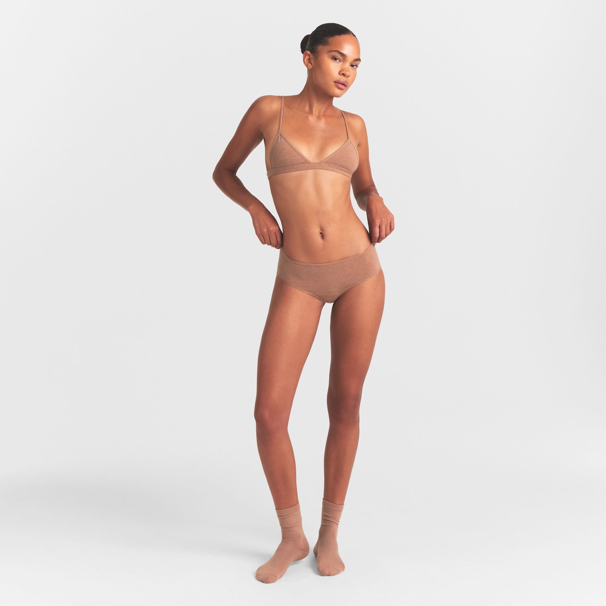 EVERYDAY COTTON HIPSTER | SIENNA HEATHER thumbnail 2