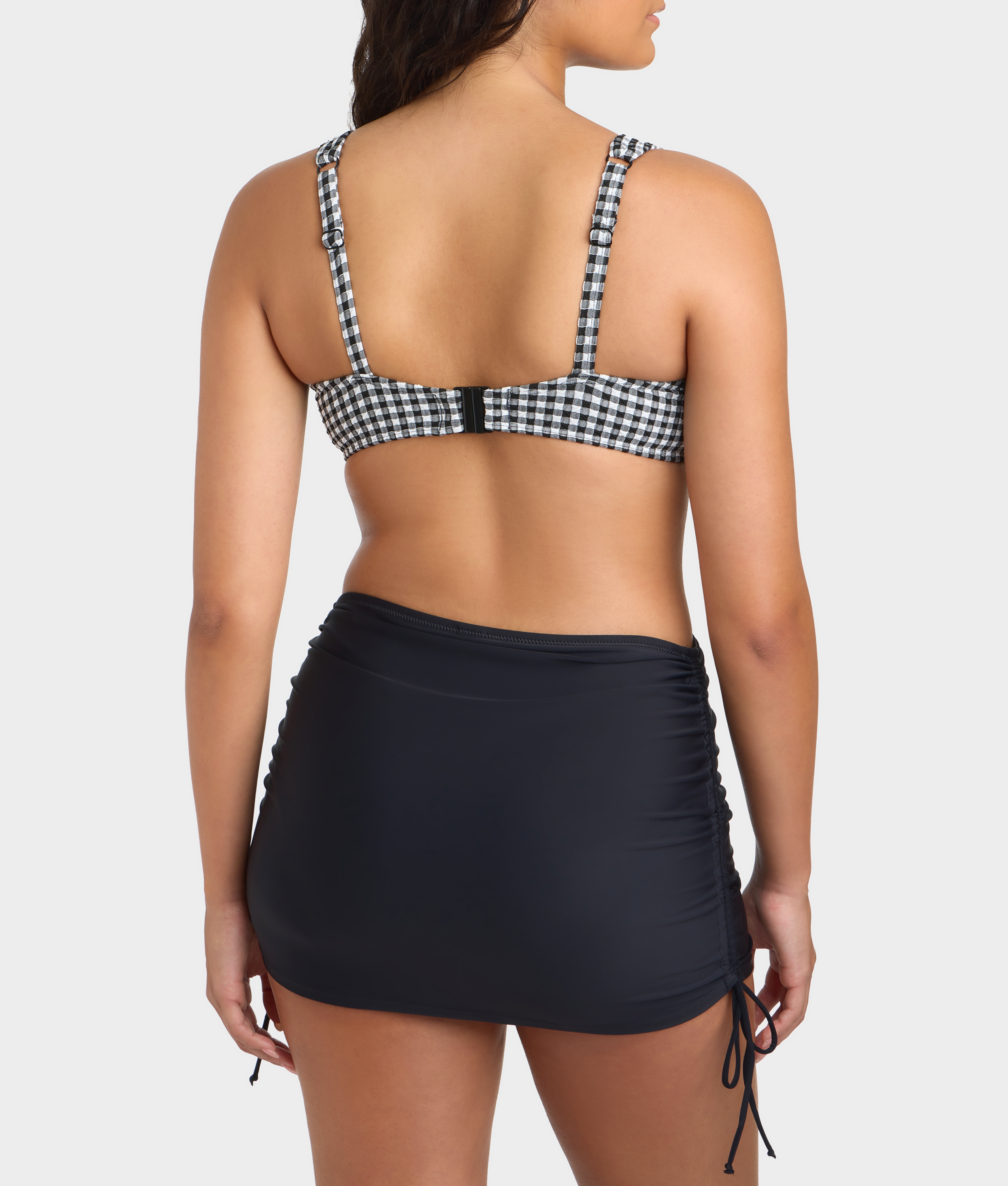 Gingham Olivia Underwire Balcony Bikini Top thumbnail 2