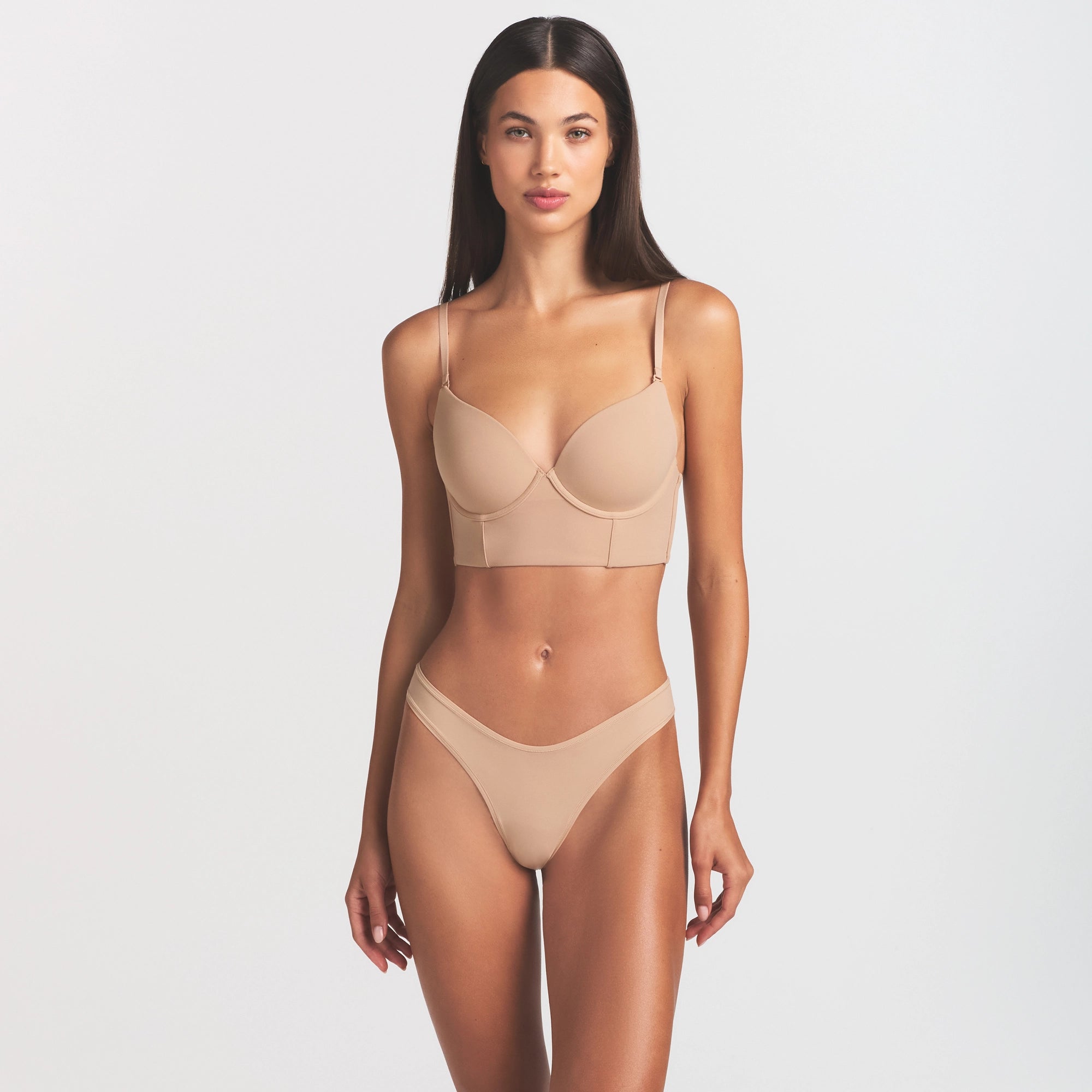 FITS EVERYBODY LOW BACK LONGLINE BRA | CLAY thumbnail 3
