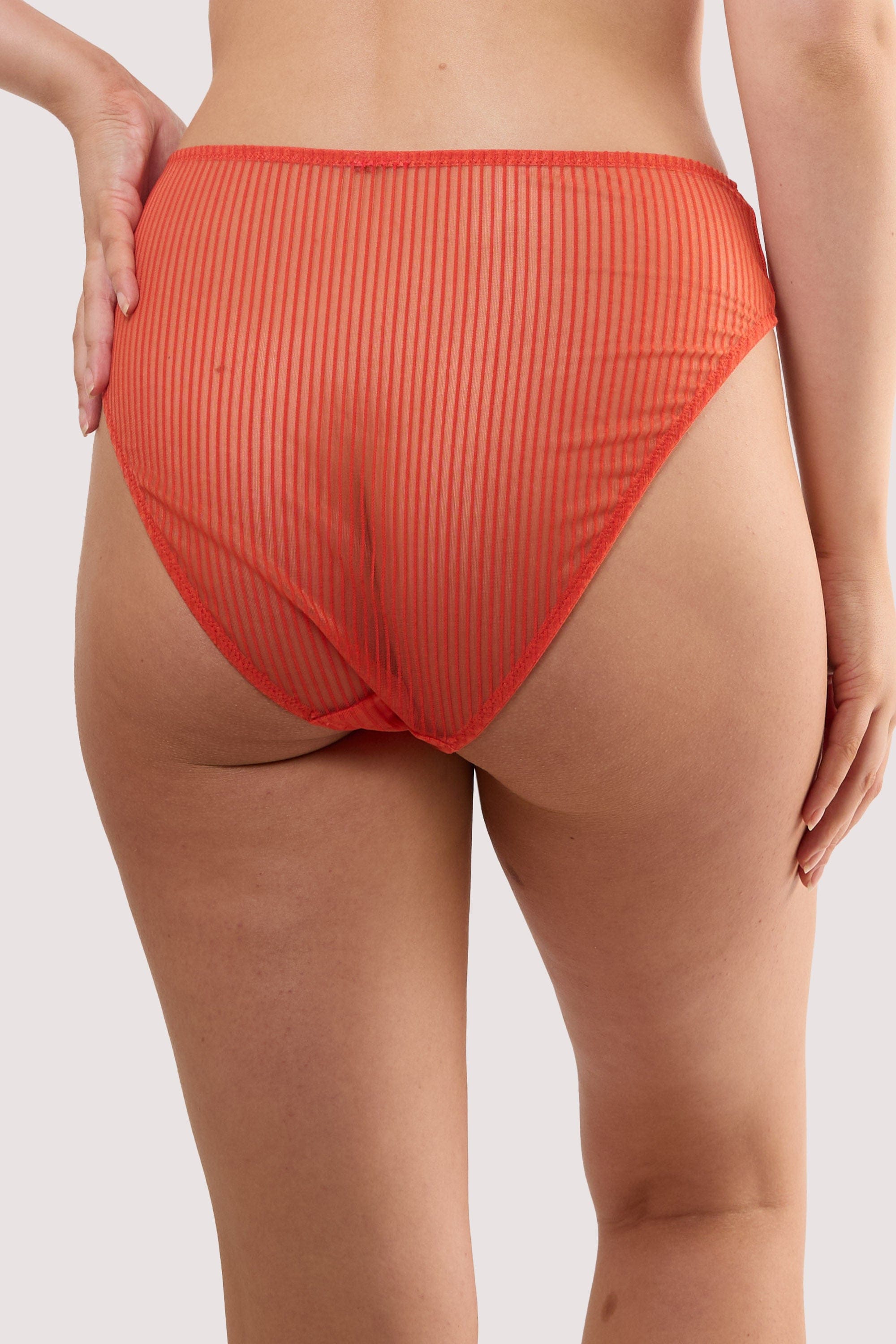 Veronica Red Microstripe Hipster Brief thumbnail 3