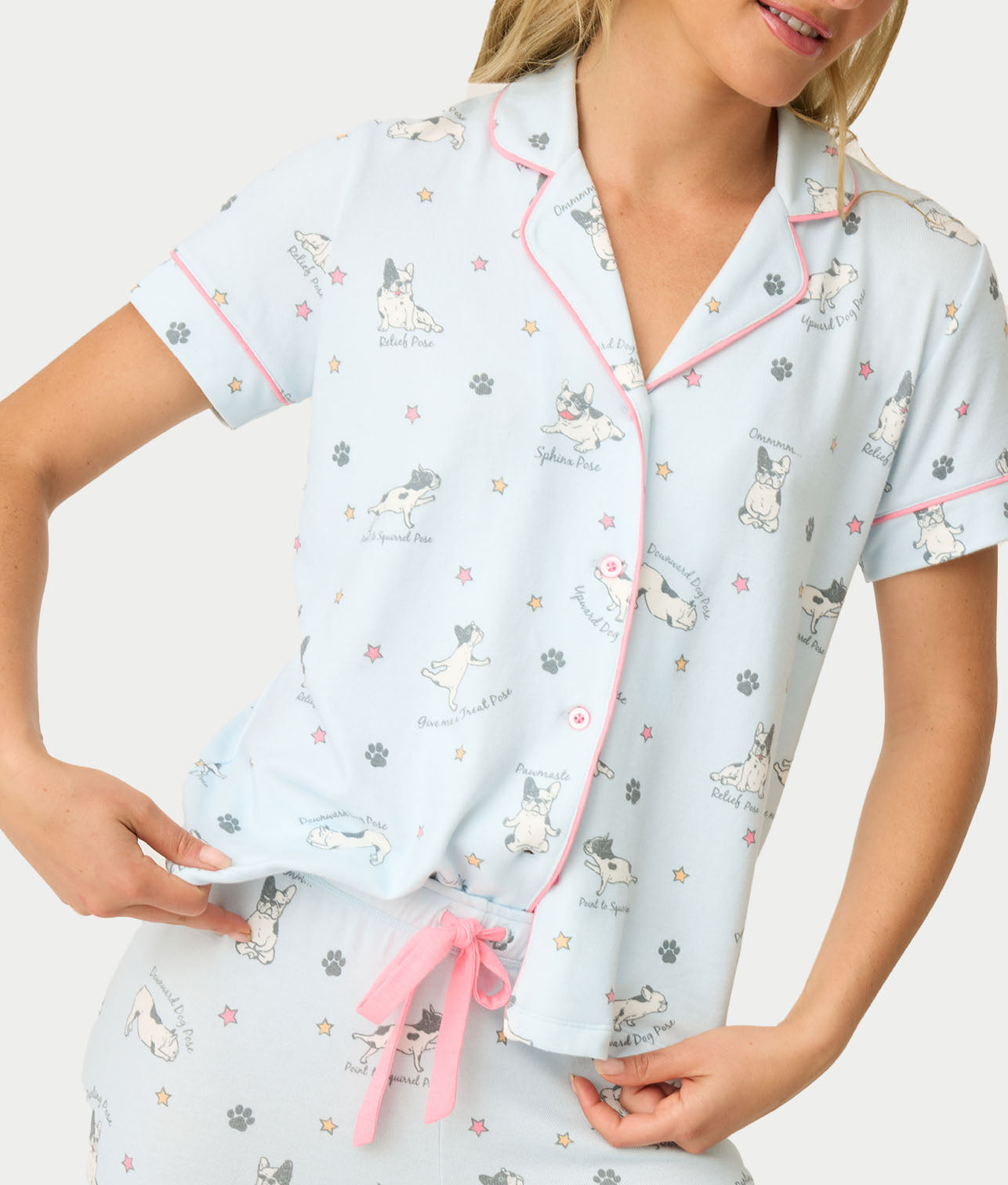 Paws & Breathe Dog Print 3-Piece Knit Pajama Set thumbnail 3
