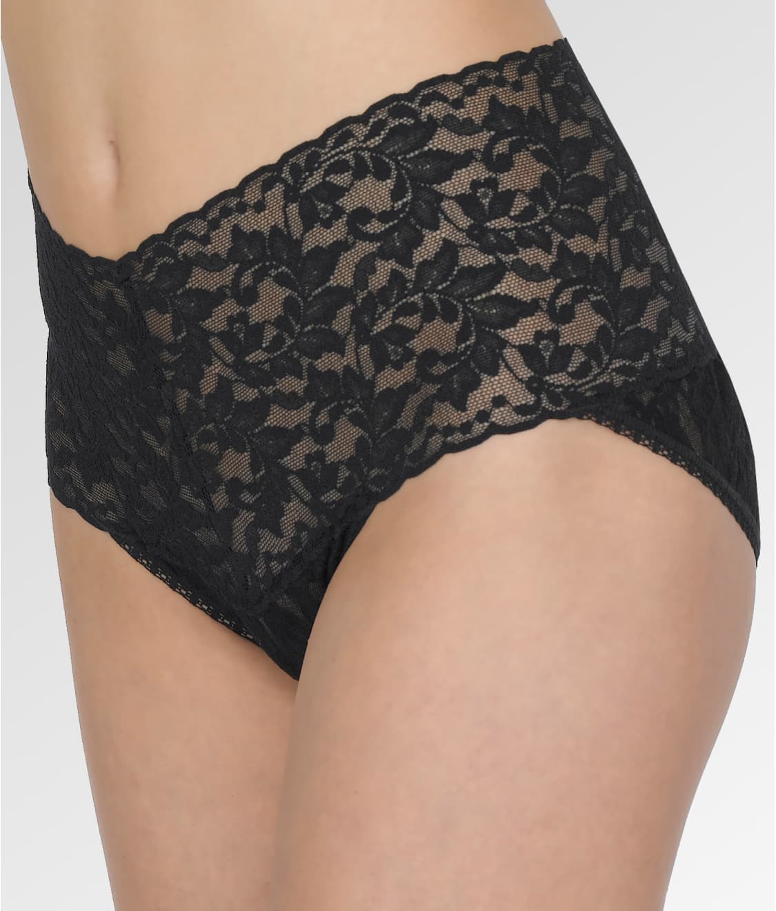 Plus Size Signature Lace Retro V-Kini thumbnail 2
