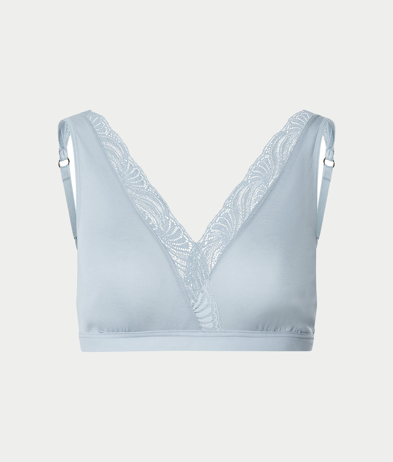 Cotton Delight Lace Trim Cotton Soft Cup Bra thumbnail 3