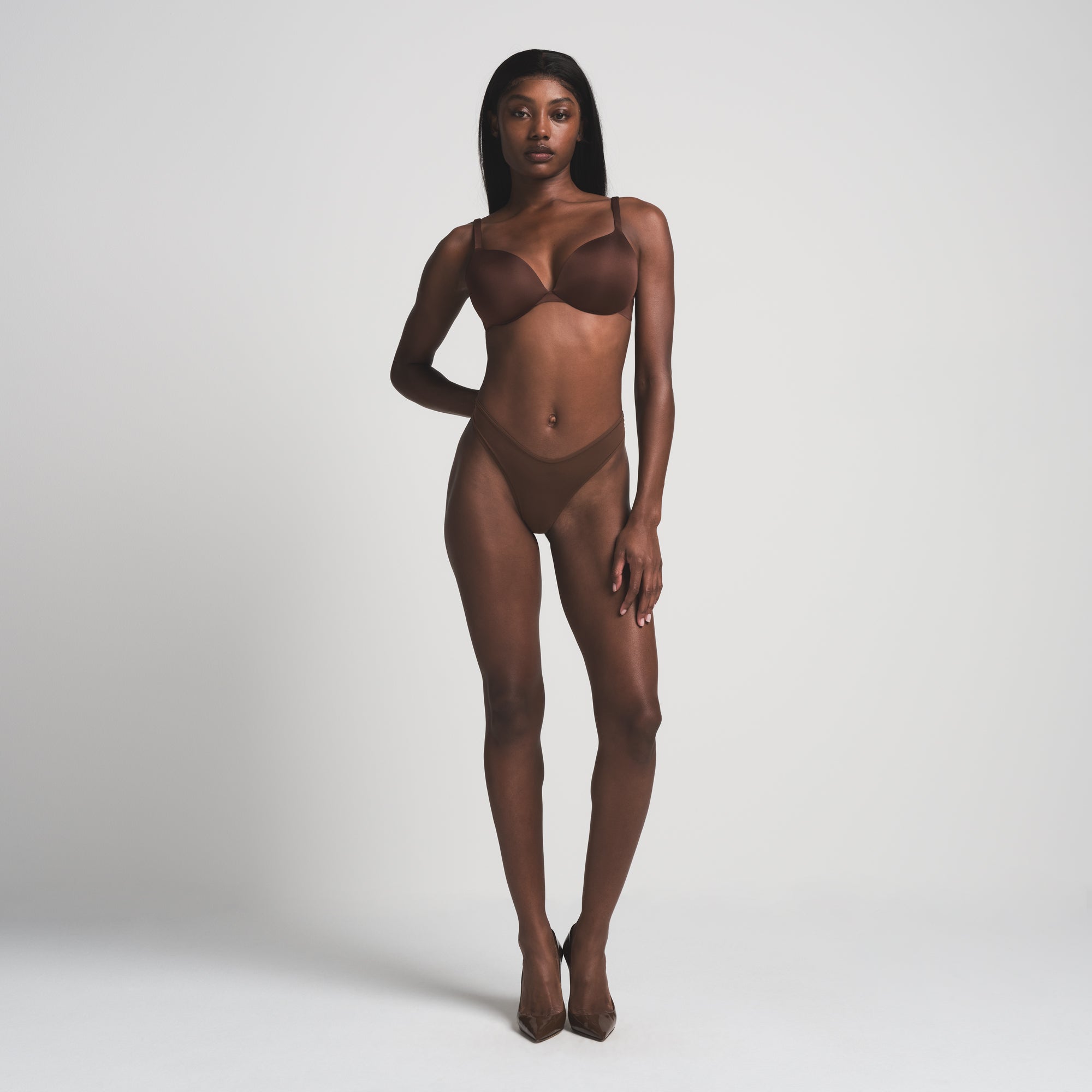 SKIMS ULTIMATE TEARDROP PUSH-UP BRA | COCOA thumbnail 2