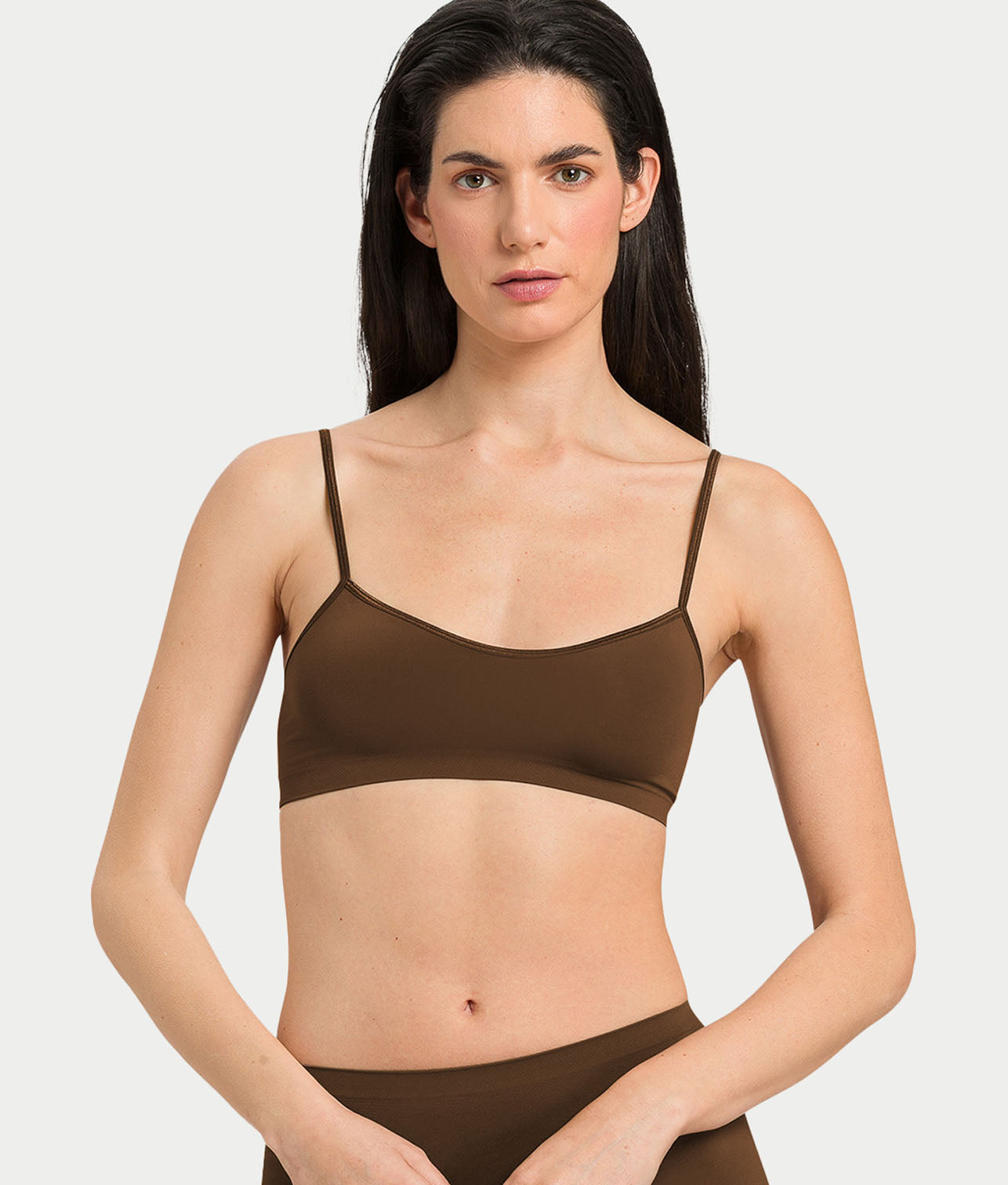 Touch Feeling Spaghetti Crop Top