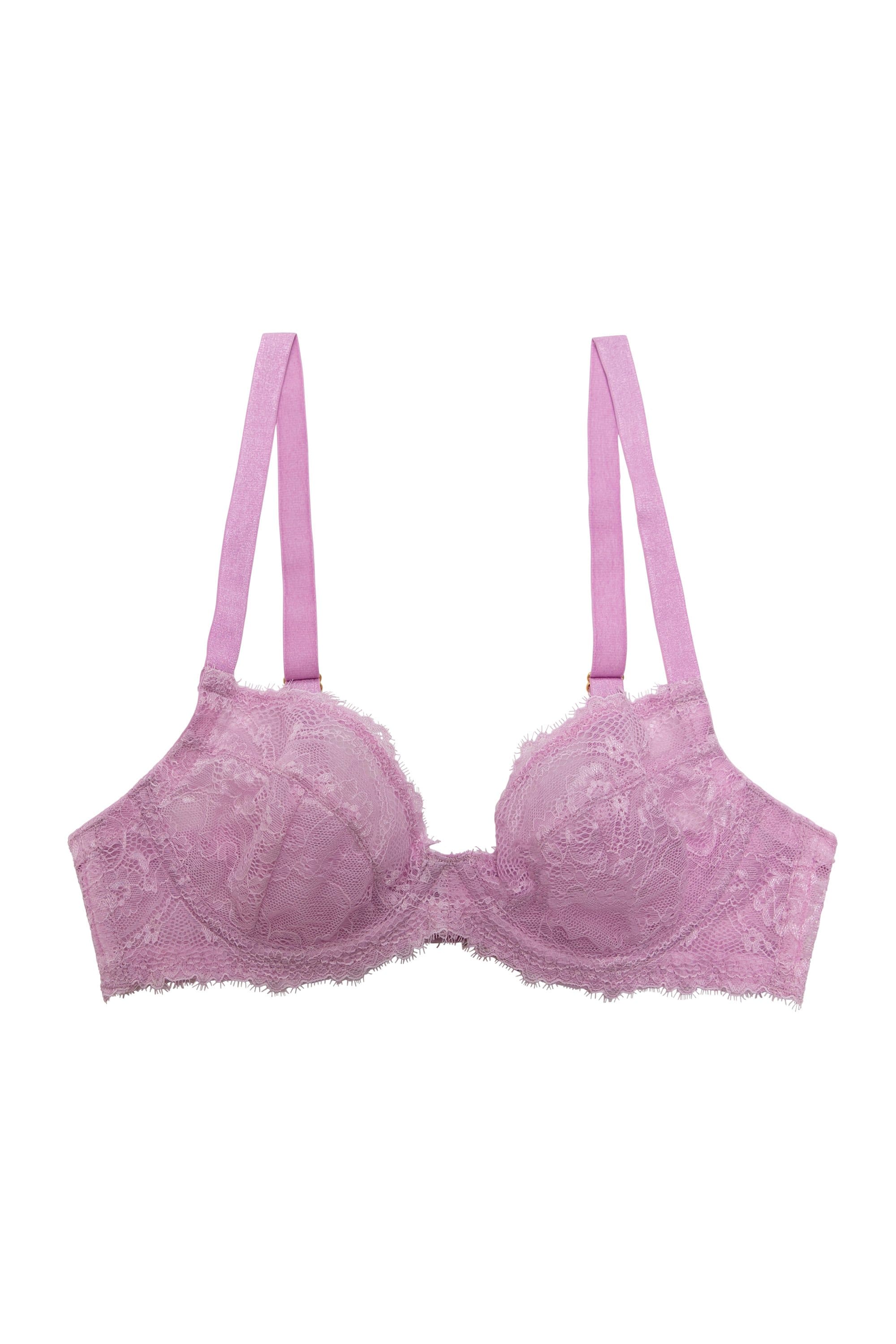 Wolf & Whistle Ariana Lilac Everyday Plunge Bra thumbnail 2