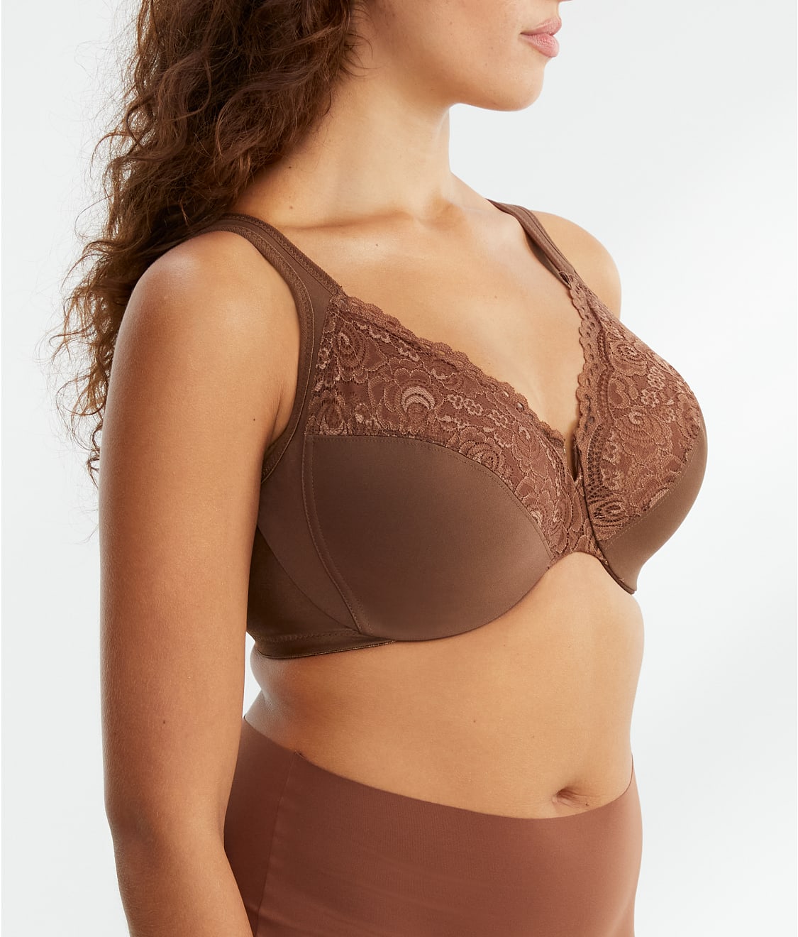 Low Cut WonderWire Lace Bra thumbnail 3