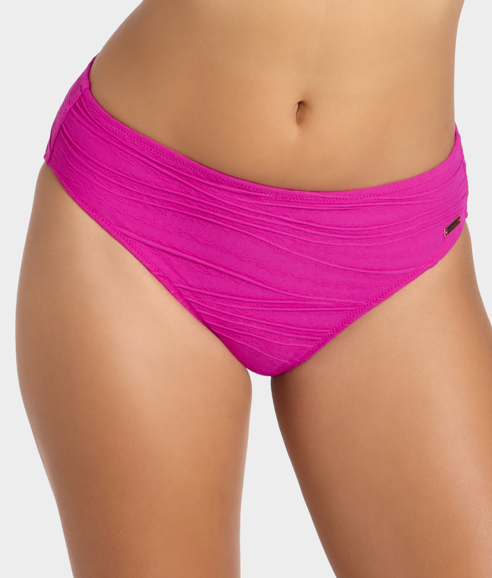 Beach Waves Mid Rise Bikini Bottom thumbnail 3