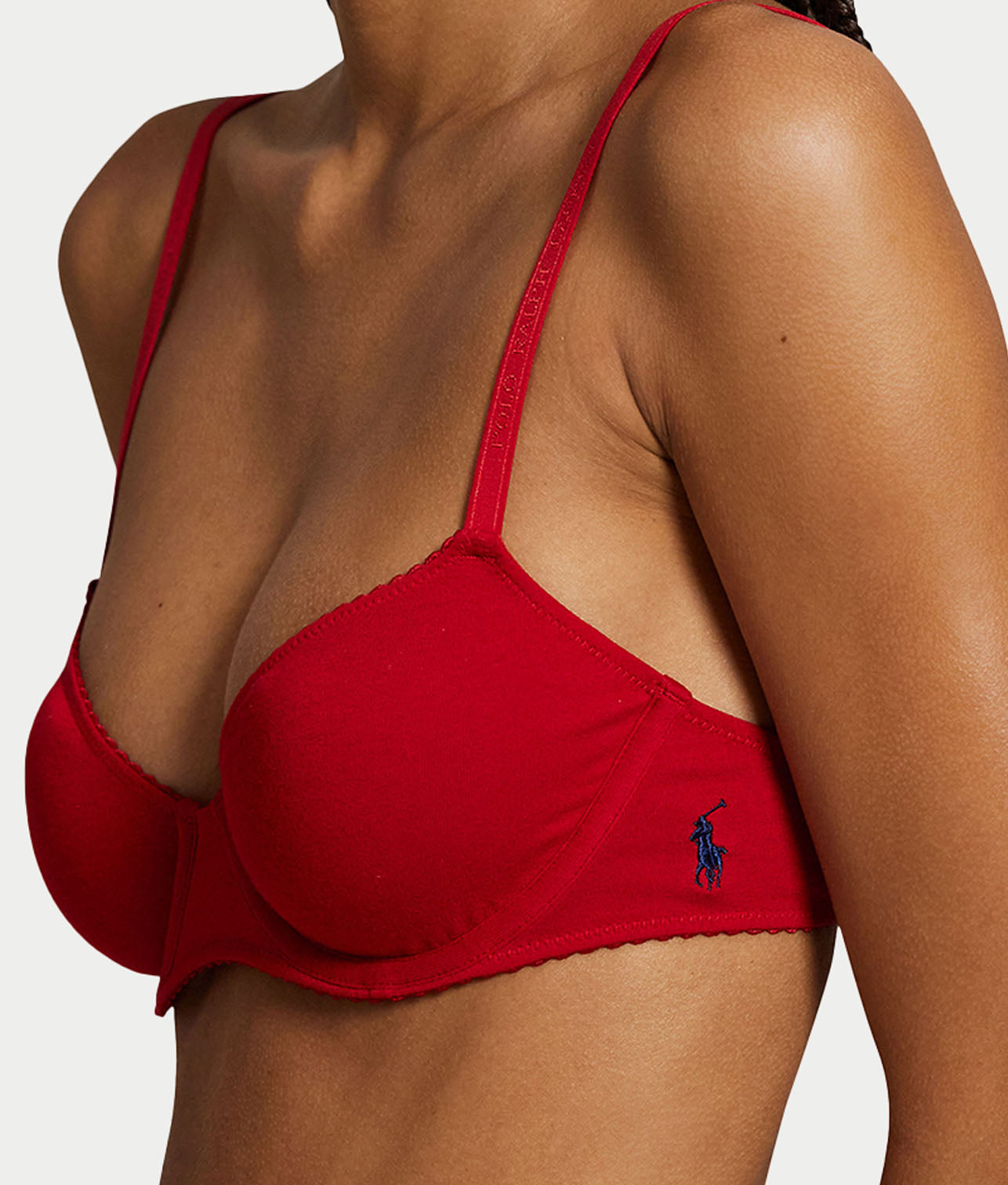 Colorful Cotton Unlined Demi Bra thumbnail 3
