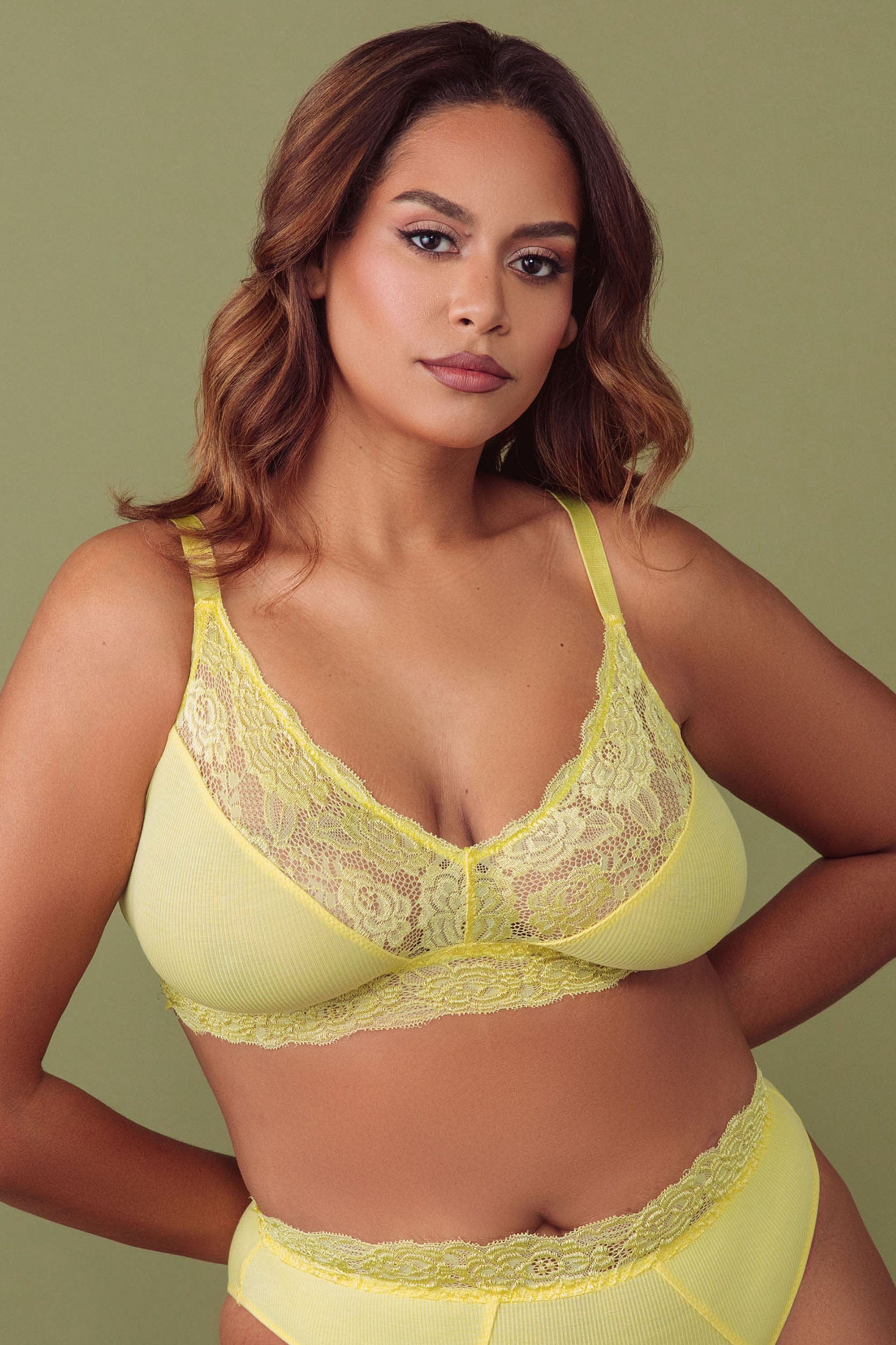 Lemonade V-Neck Bralette thumbnail 2