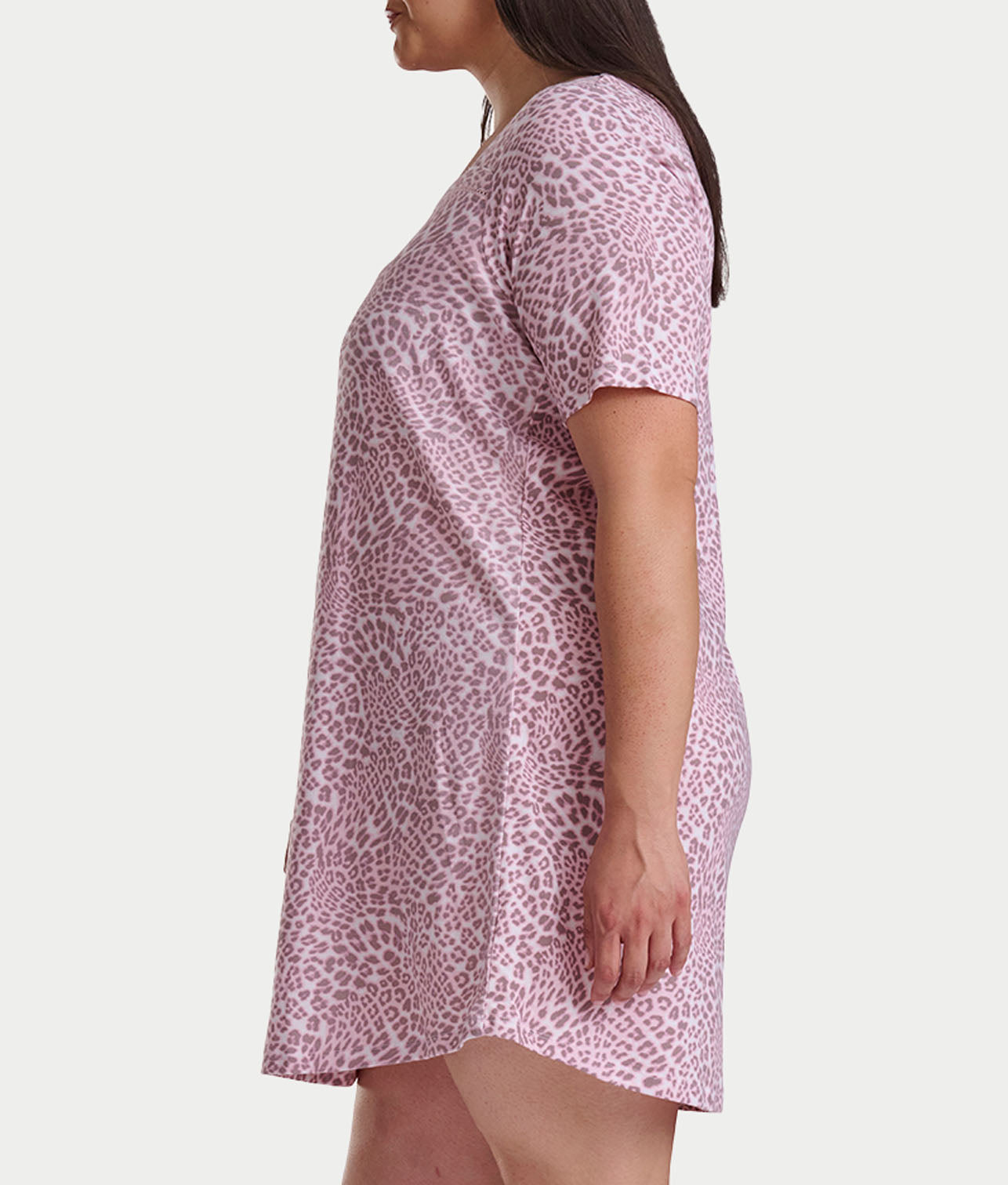 Plus Size Romantic Fields Elbow-Length Sleep Shirt thumbnail 3