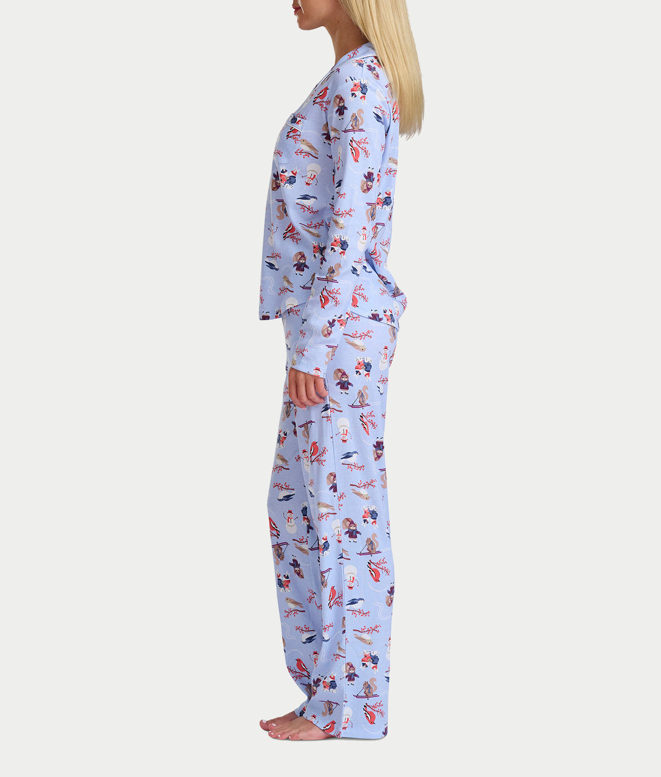 Girlfriend Knit Long Sleeve Pajama Set thumbnail 3