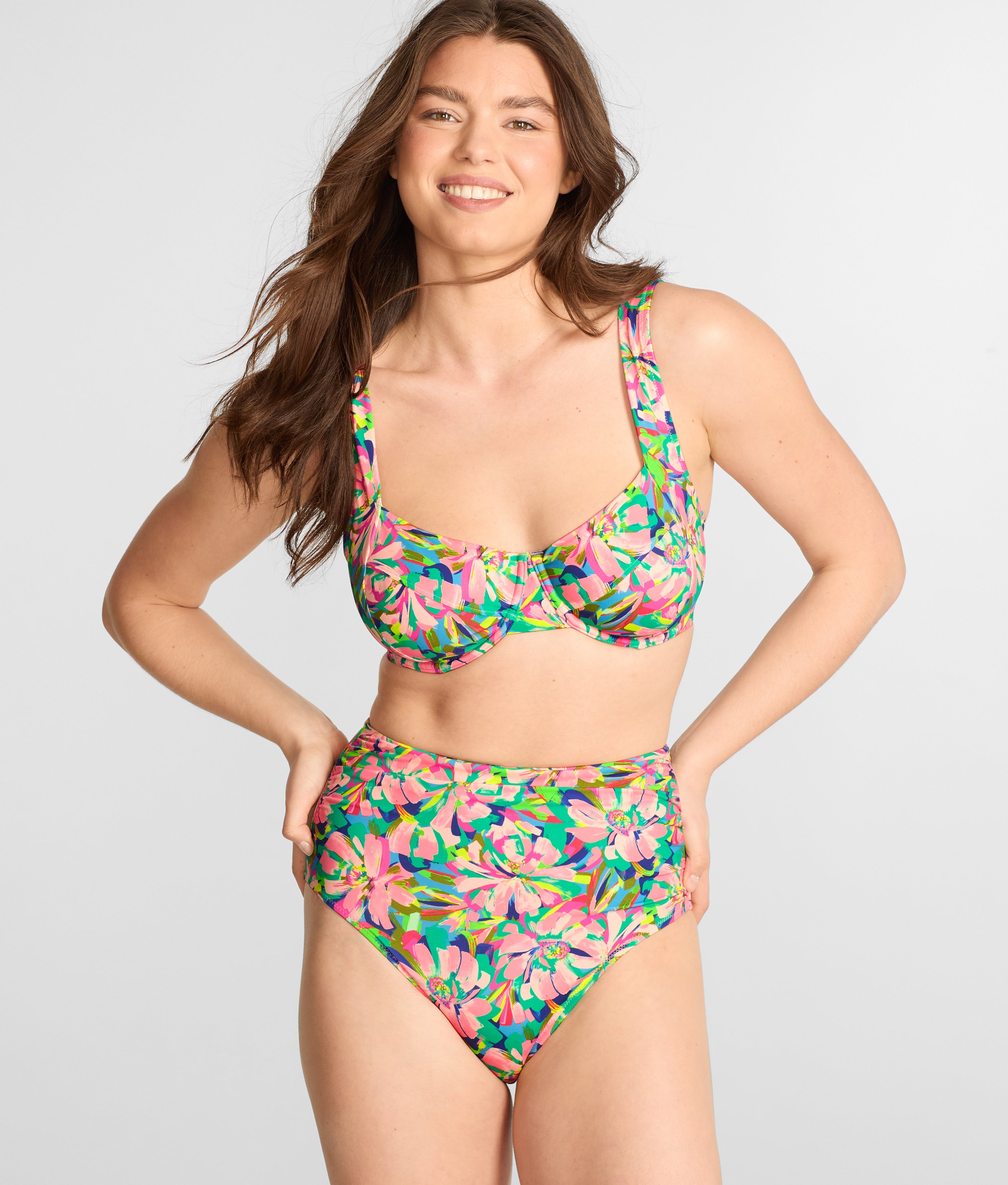 The Slimming High Leg Bikini Bottom
