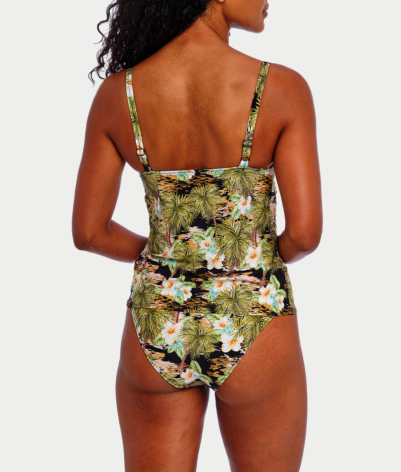 Bahama Shores Underwire Plunge Tankini Top thumbnail 2