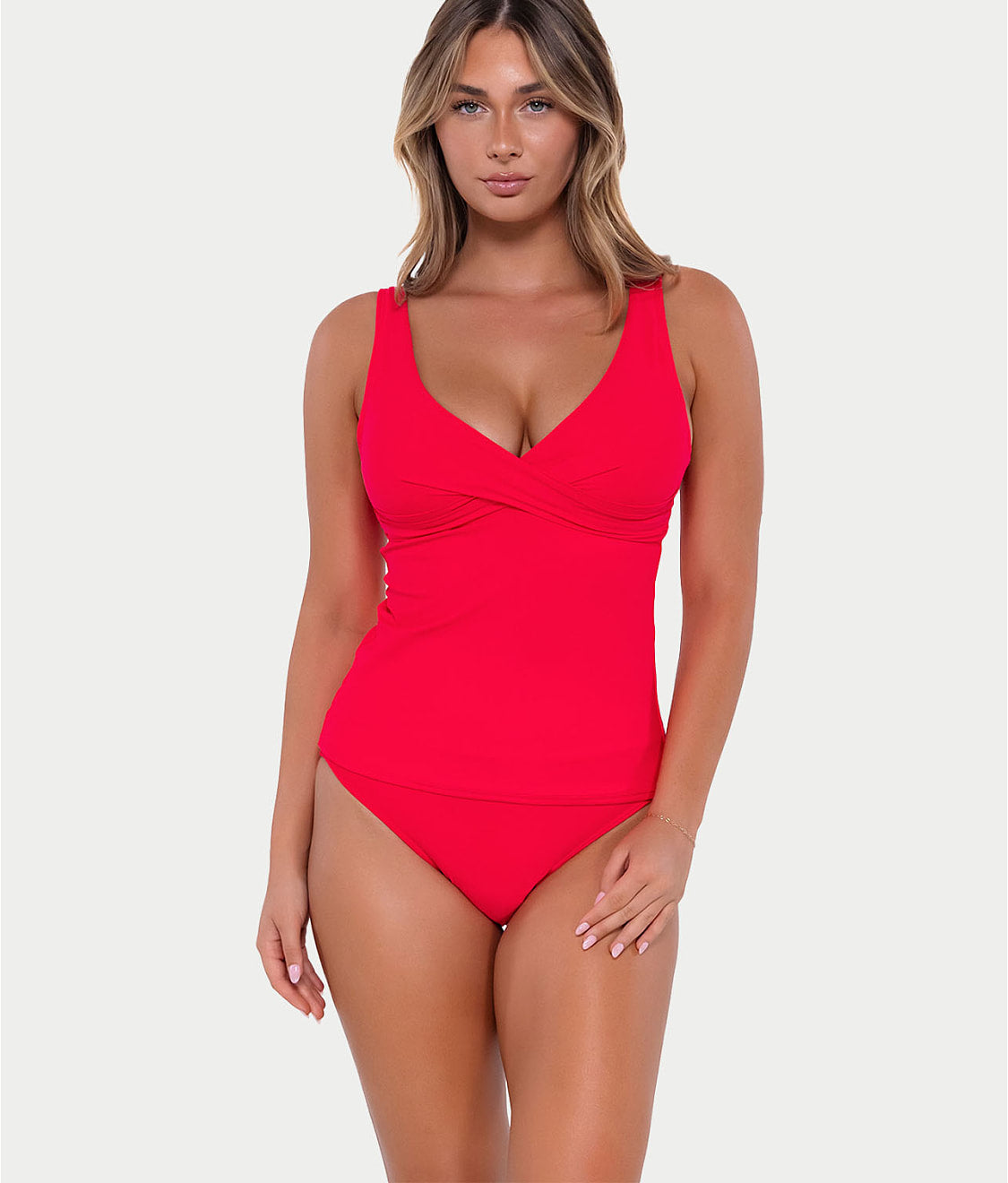 Elsie Underwire Wrap Tankini Top