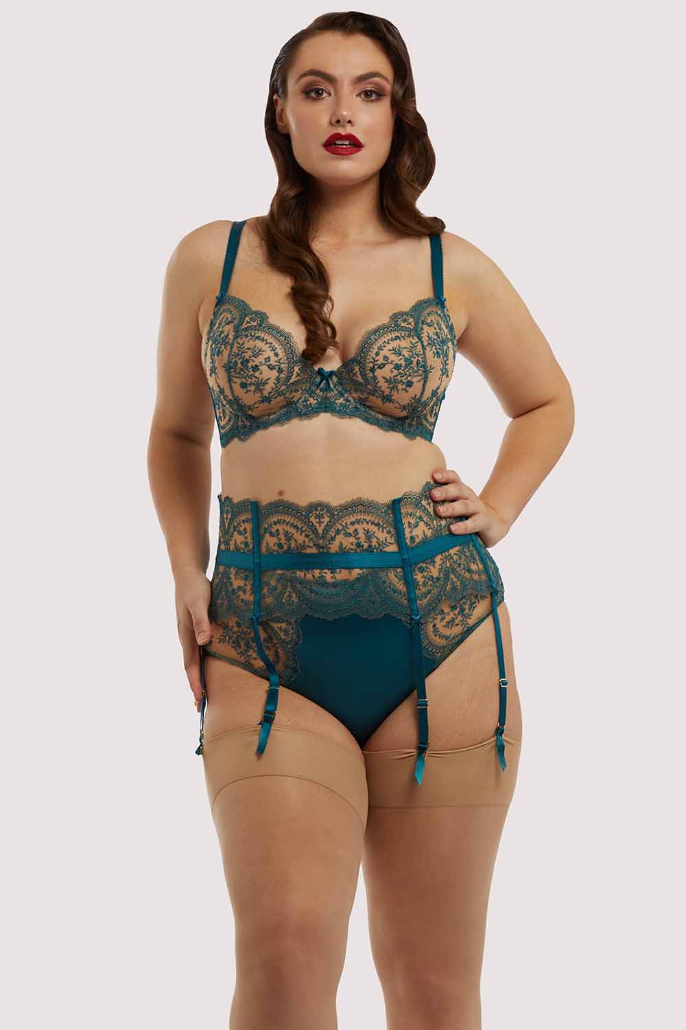 Severine Shady Spruce Curve Suspender thumbnail 3