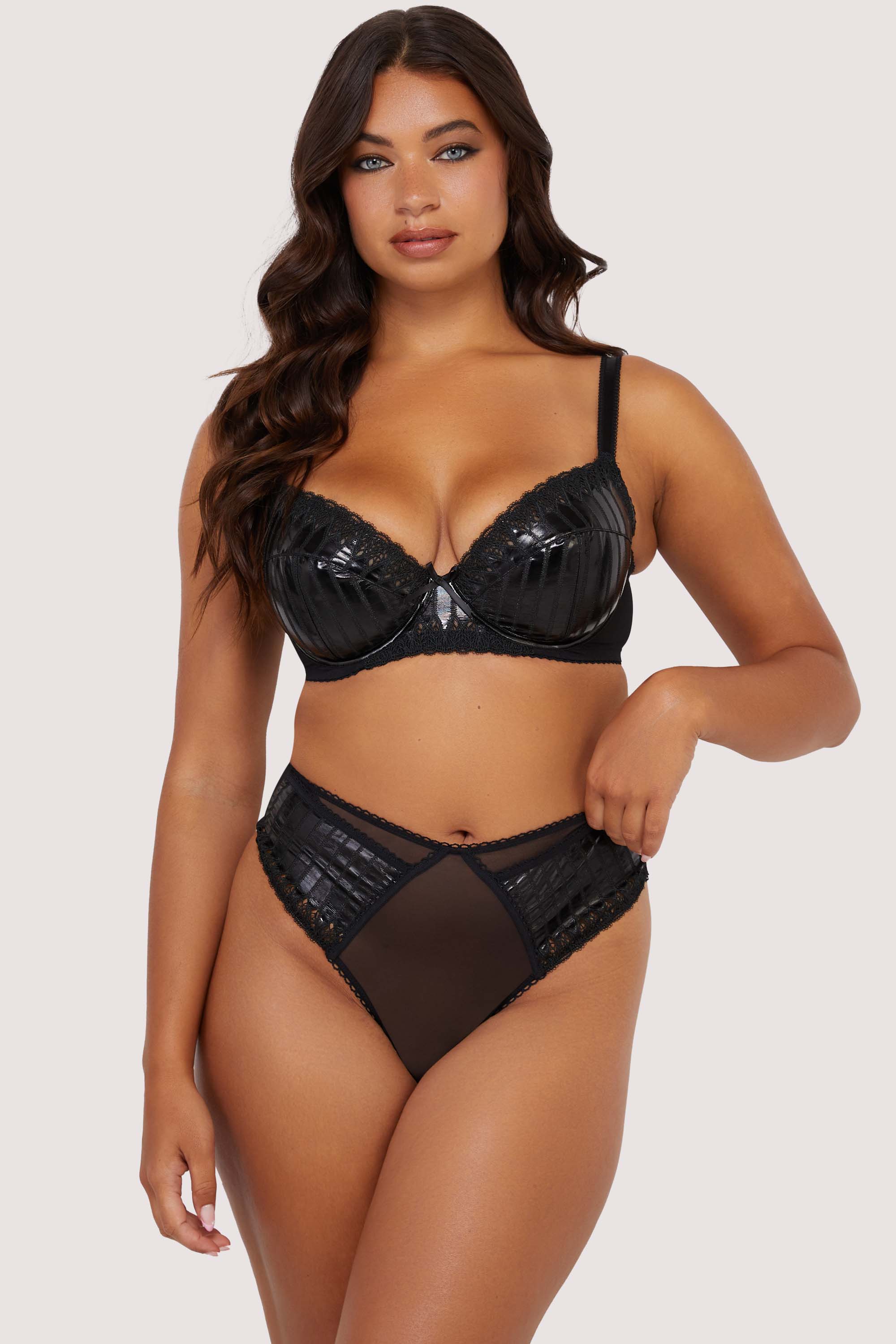 Jacinda Embroidered Thong thumbnail 3