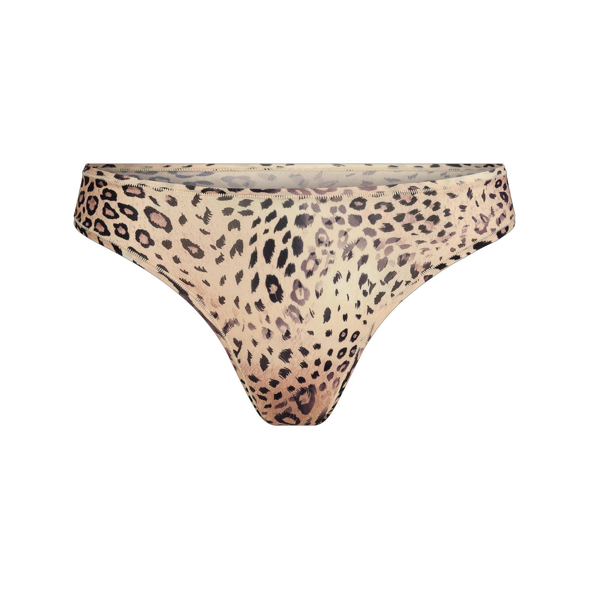 FITS EVERYBODY DIPPED FRONT THONG | SAND MULTI ANIMAL