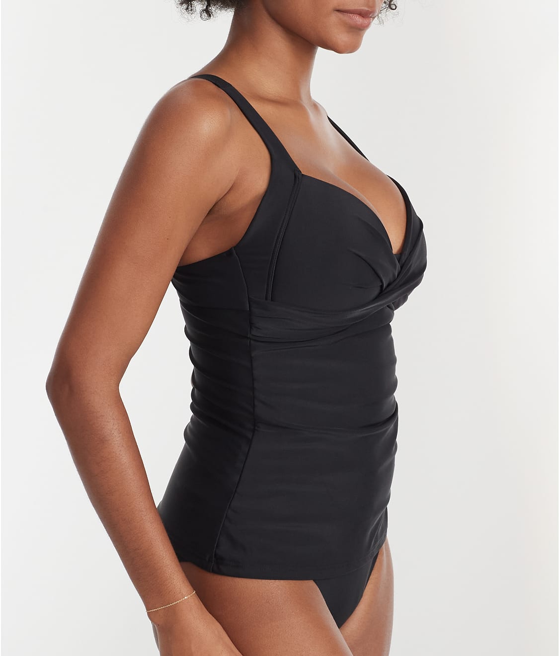Space Twist Front Wire-Free Tankini Top thumbnail 3