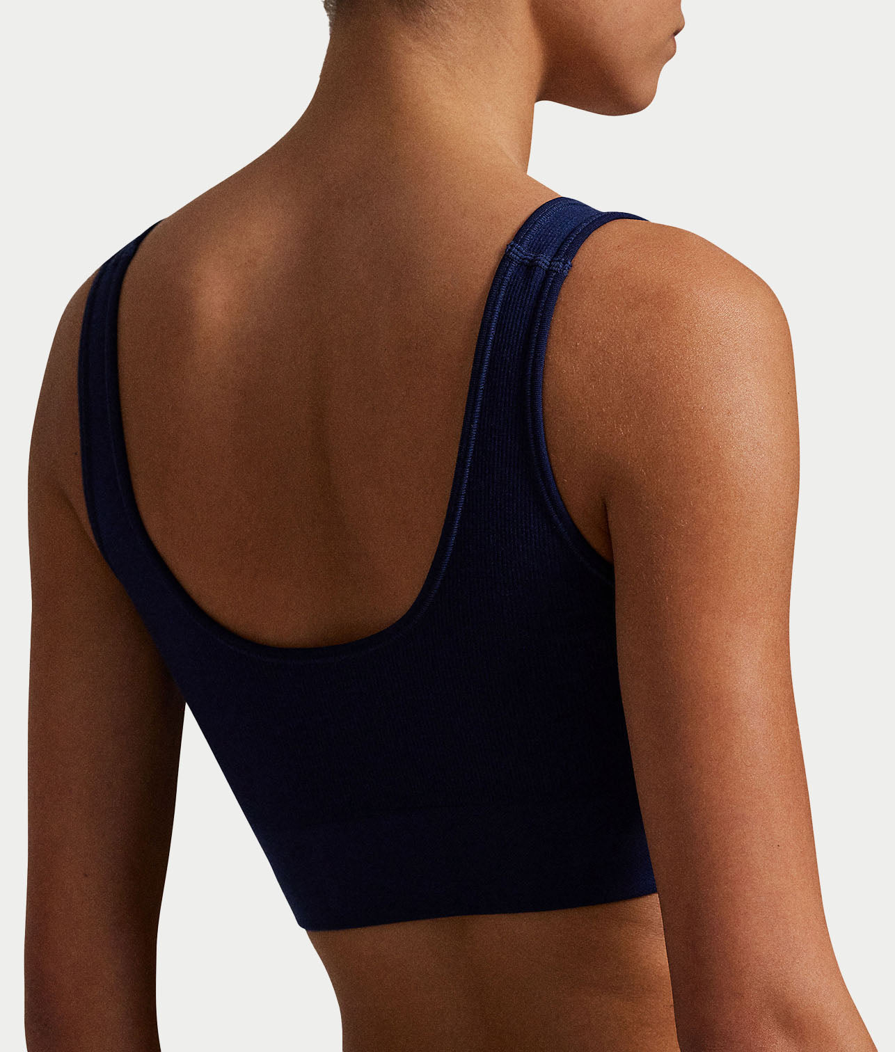Ribbed Seamless Scoop Cropped Tank thumbnail 2