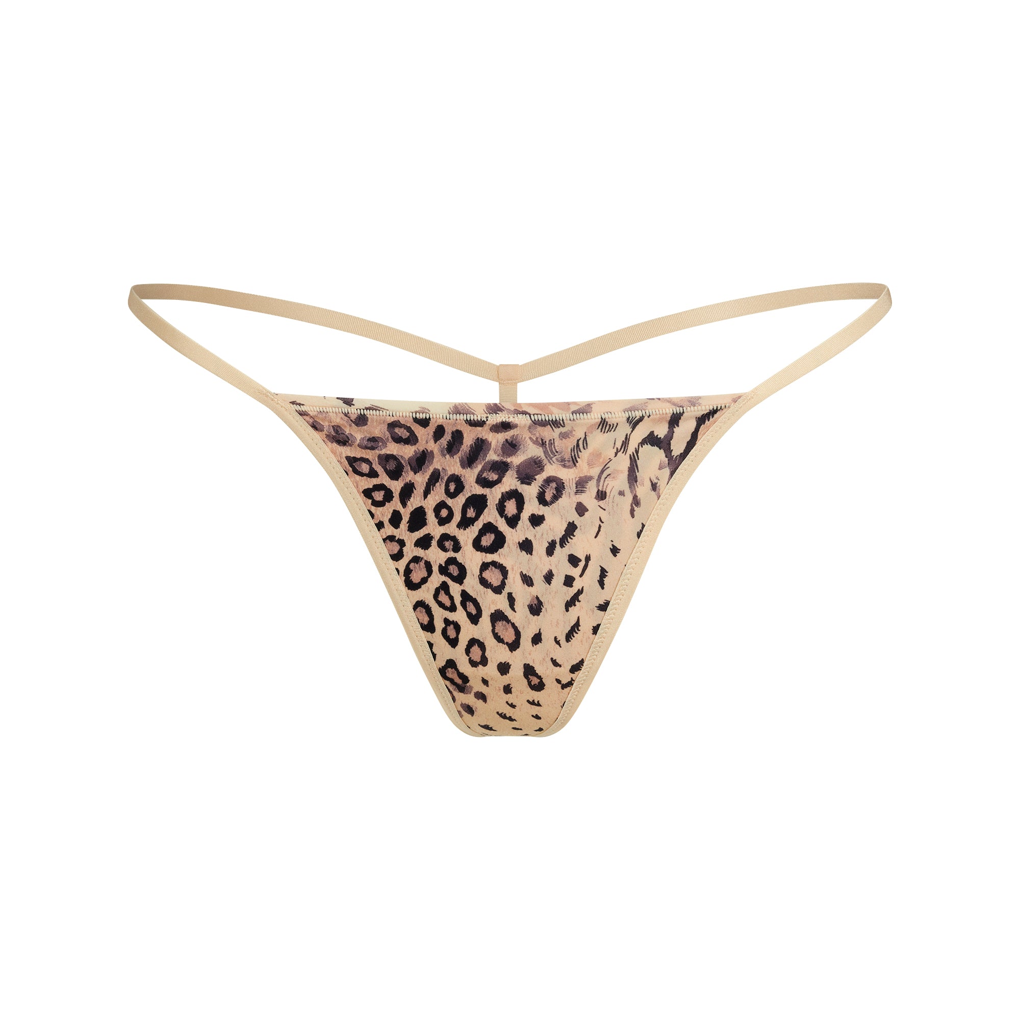 FITS EVERYBODY T-STRING THONG | SAND MULTI ANIMAL